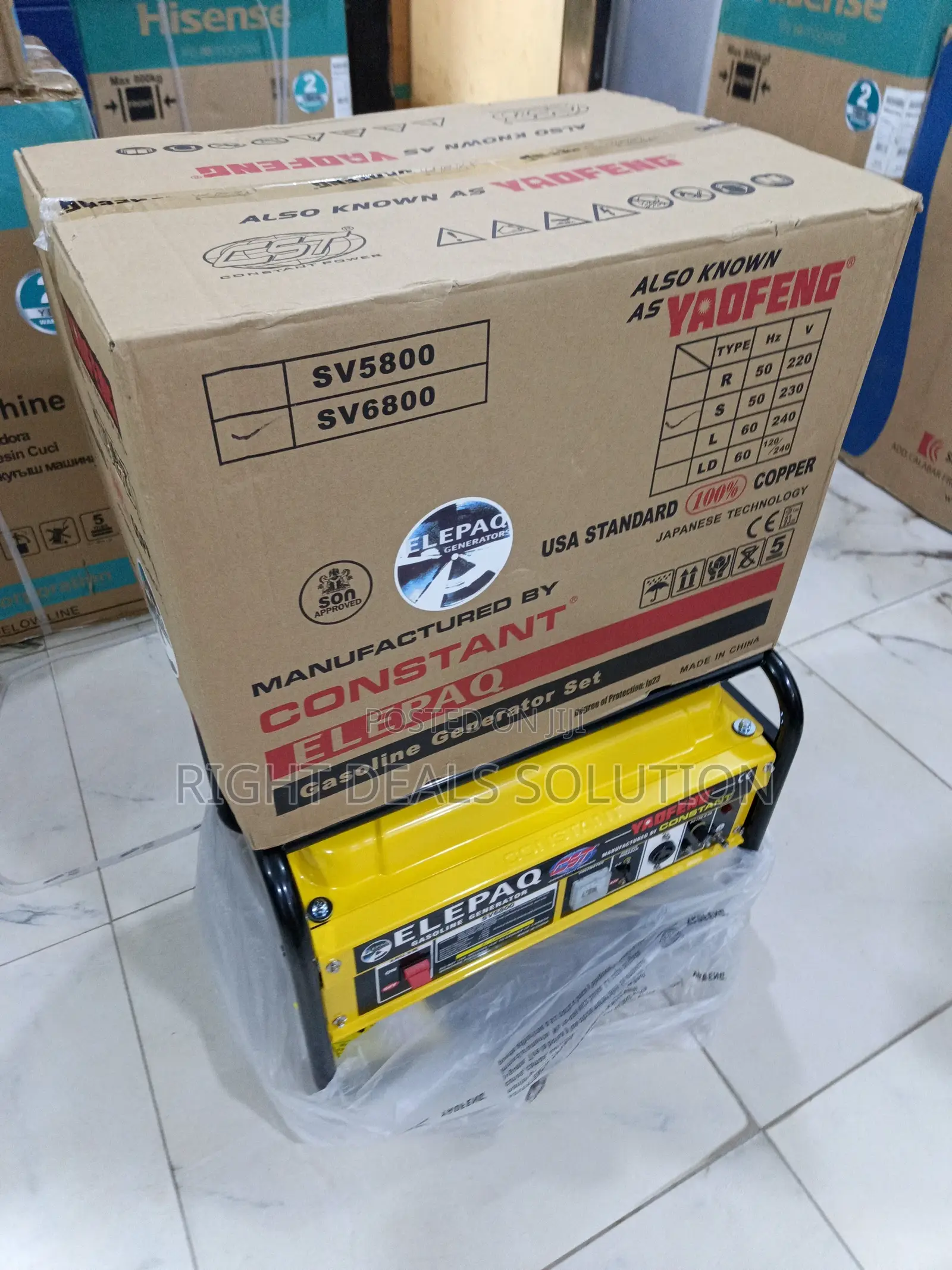 Elepaq Sv6800 Premium Power Generator