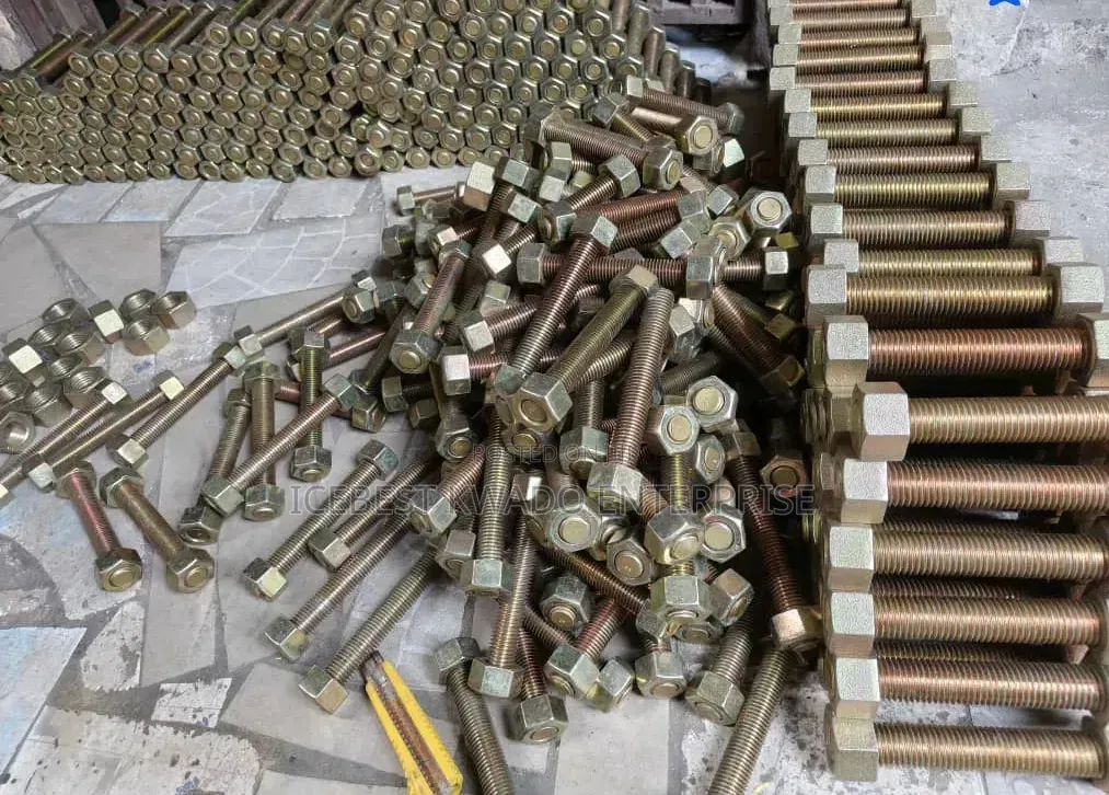 These Fasteners Appear to Be Cadmium Plated Stud Bolts