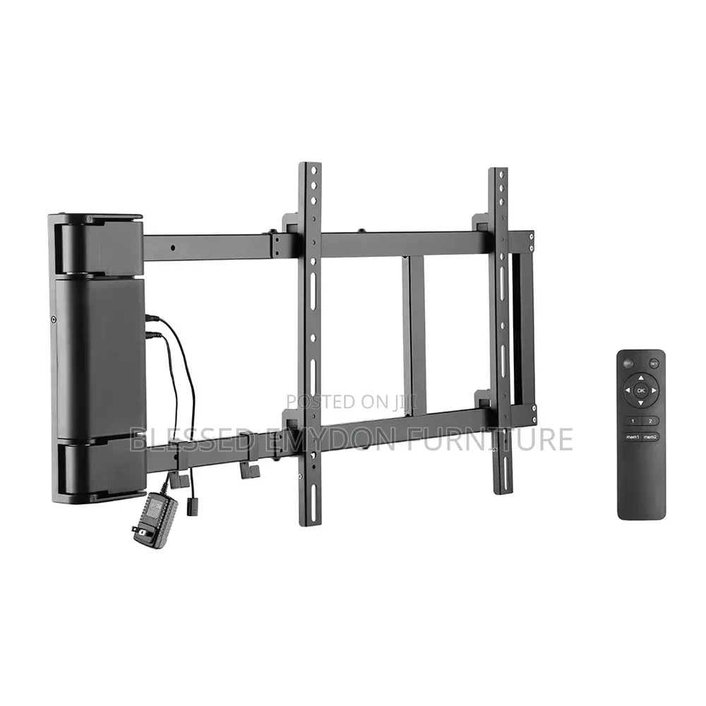 Panning Motorized Tv Wall Mount With Remote Controller