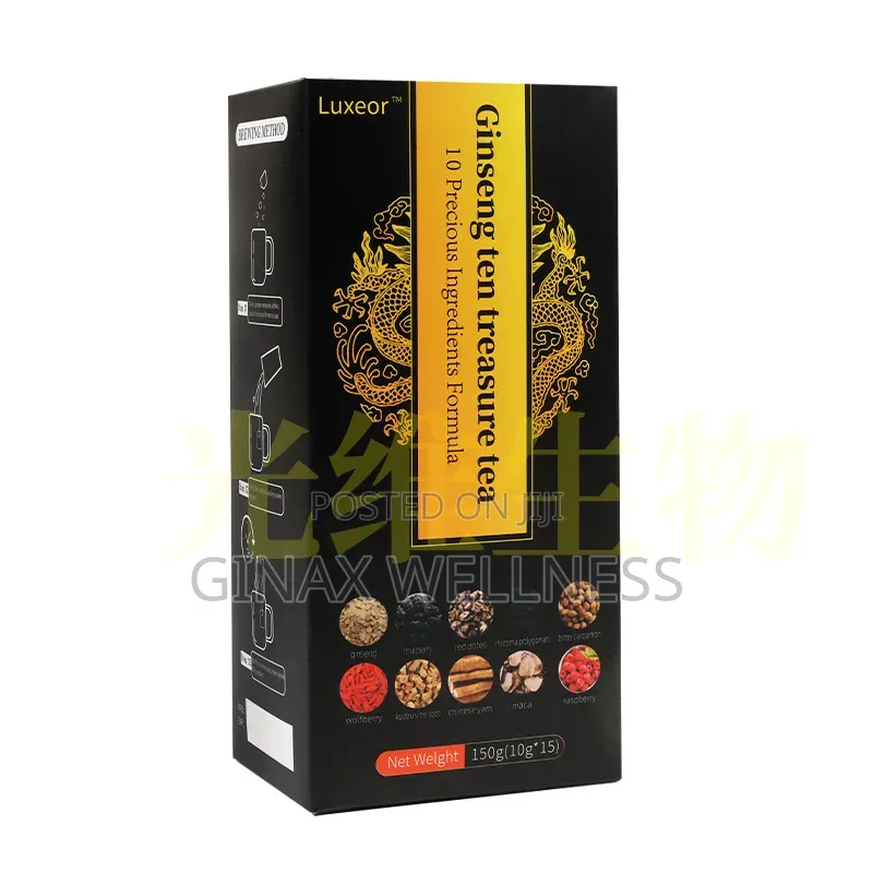 Ginseng Ten Treasure Tea for Kidney Health and Energy (15 Sachets)