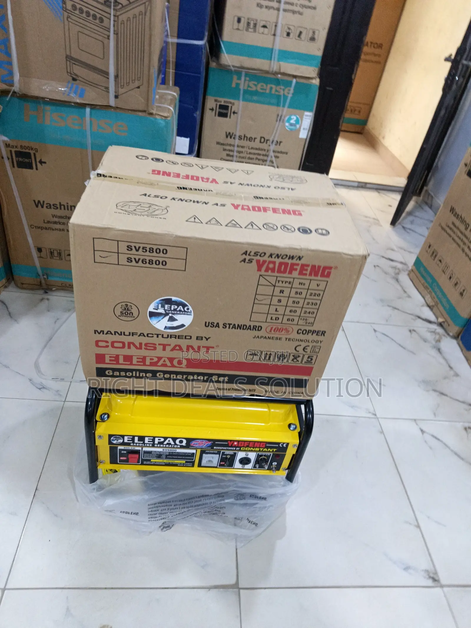 Elepaq Sv6800 Efficient Backup Generator