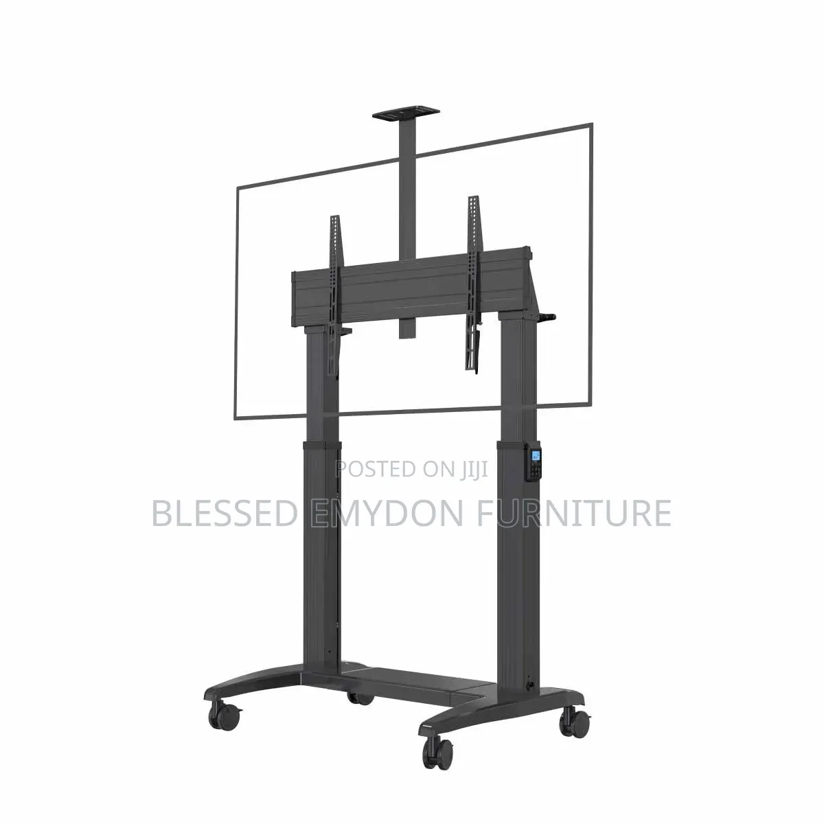 Heavy Duty Motorised Height Adjustable Tv Cart