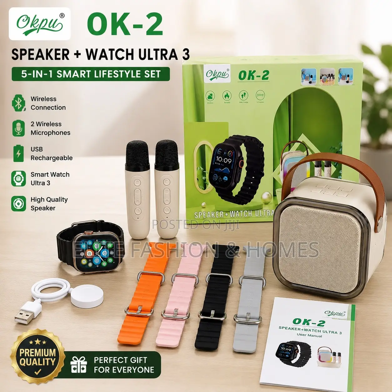 Ultra Smart Watch With Microphone