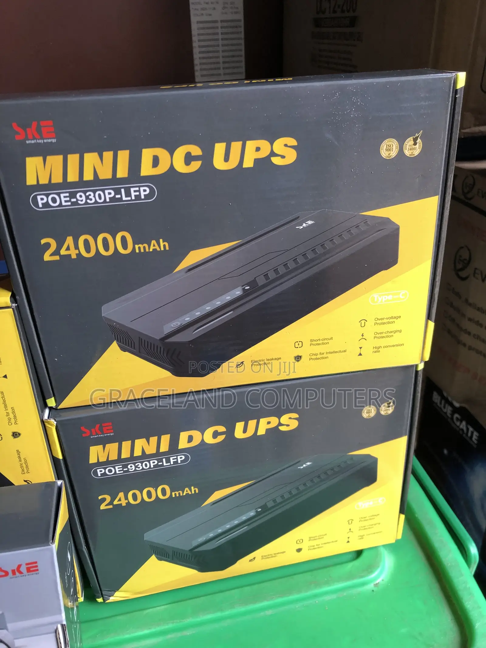 Ske 24,000mah Mini Dc Ups Poe-930p-LFP (Router Powerbank for Cctv)