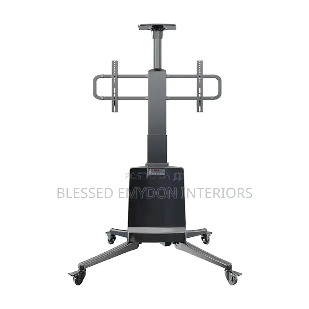 Motorized Telescopic Height-Adjustable Aluminium Tv Stand