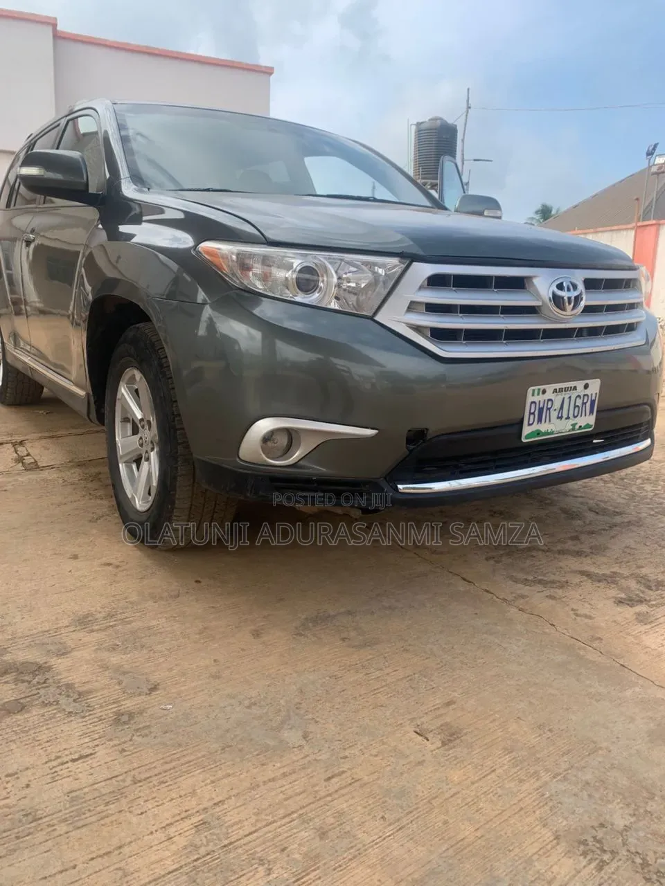 Toyota Highlander SE 2012 Green