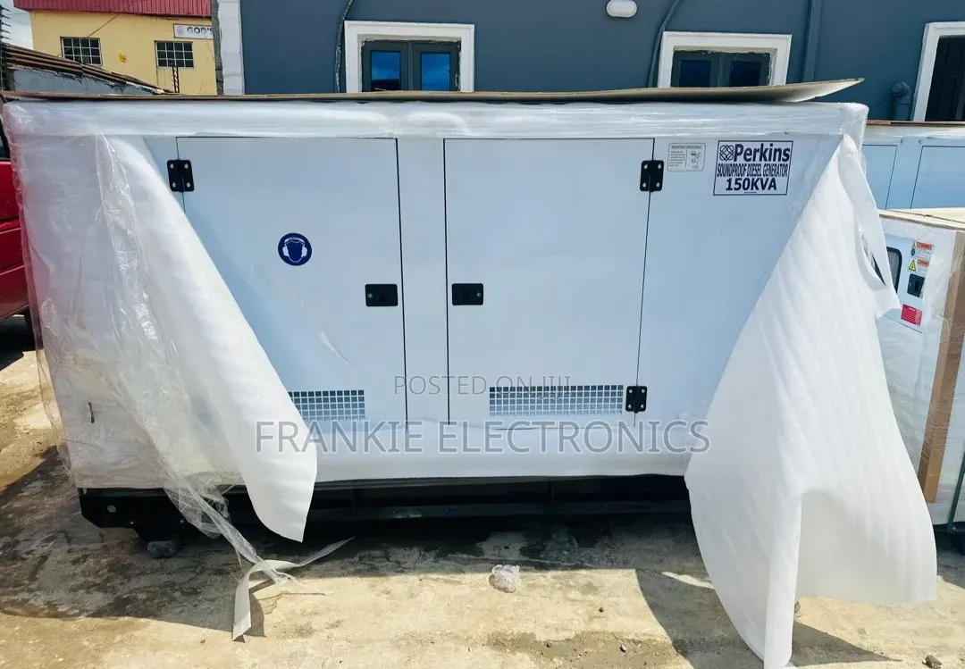 150kva Perkins Generator. 100% Copper Coil