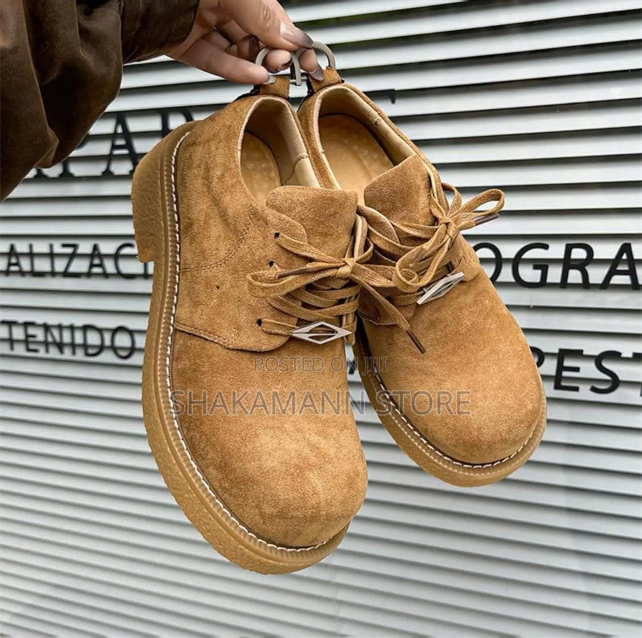 Original Paris Mickey Derby Suede Brown