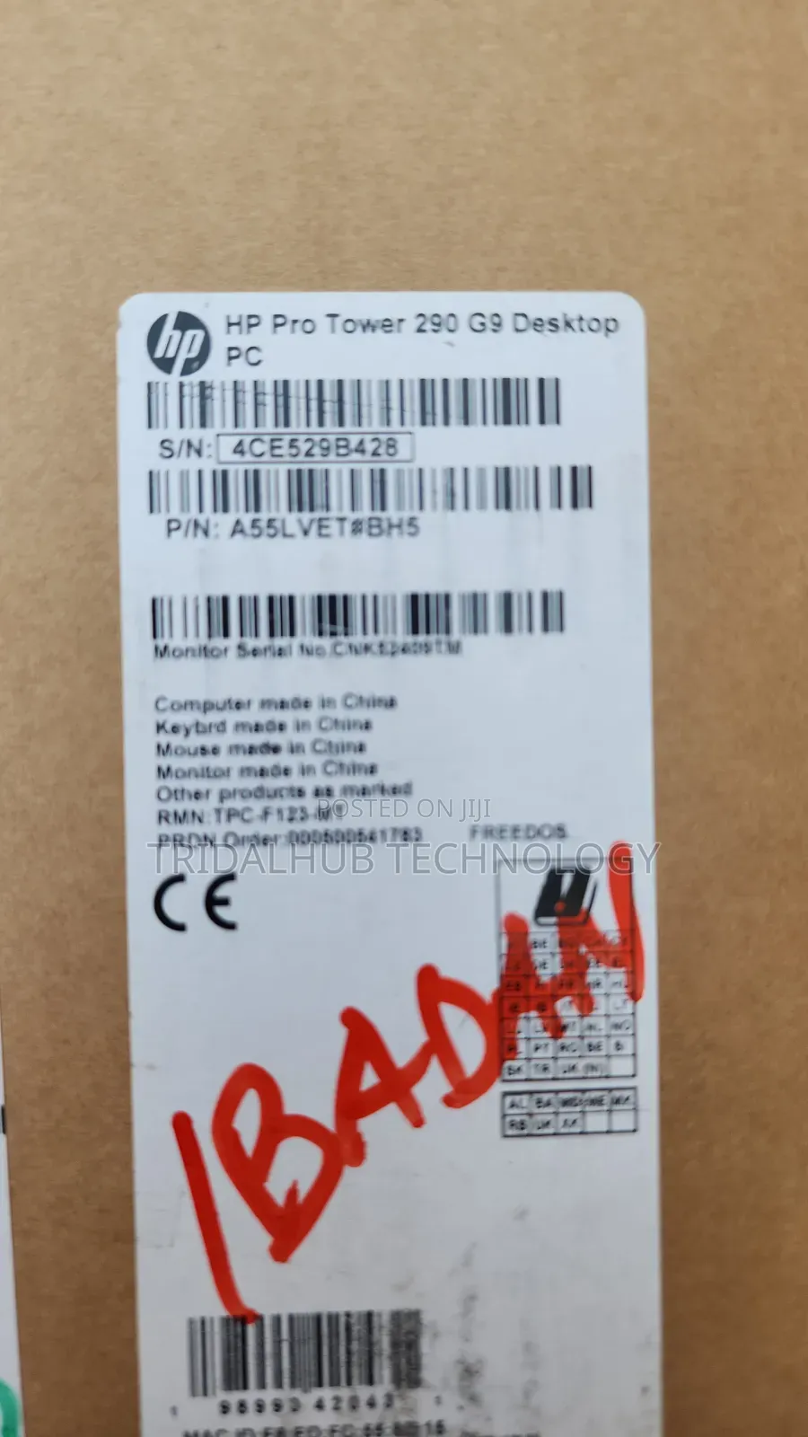 New Desktop Computer HP 290 G9 8GB Intel Core i5 SSD 512GB
