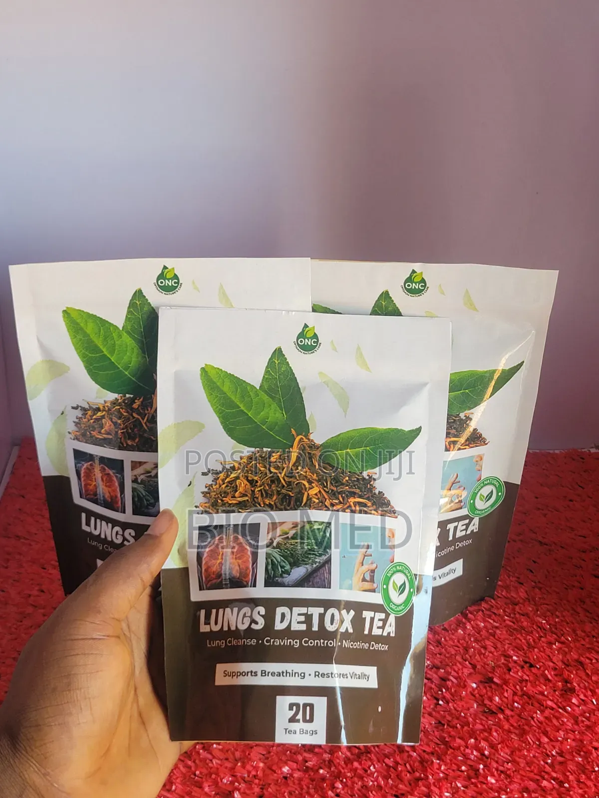 Lungs Detox Tea 20 Tea Bags | Natural Herbal Cleanse