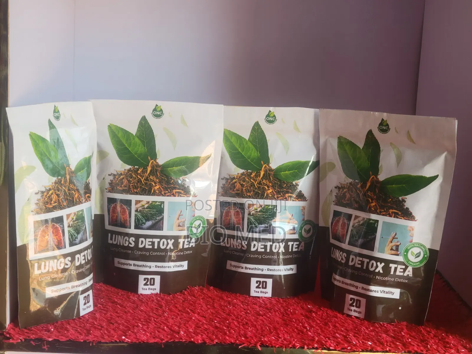 Lungs Detox Tea 20 Tea Bags | Natural Herbal Cleanse
