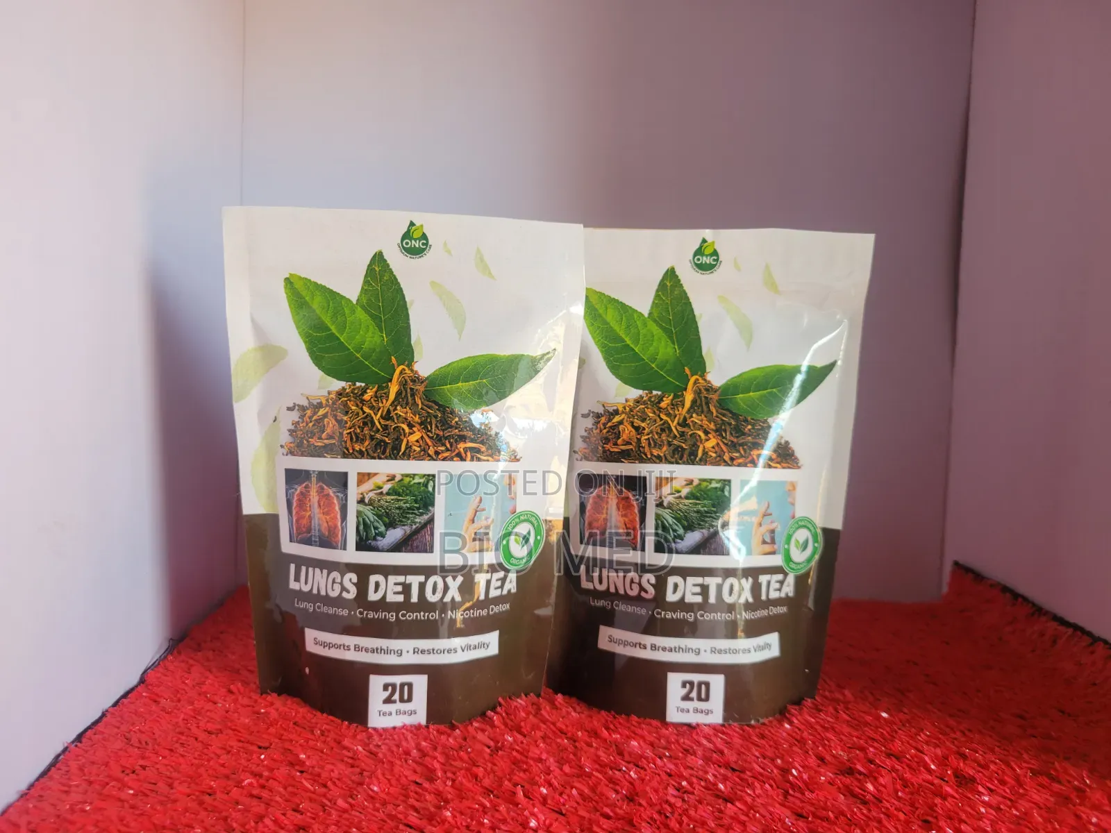Lungs Detox Tea 20 Tea Bags | Natural Herbal Cleanse