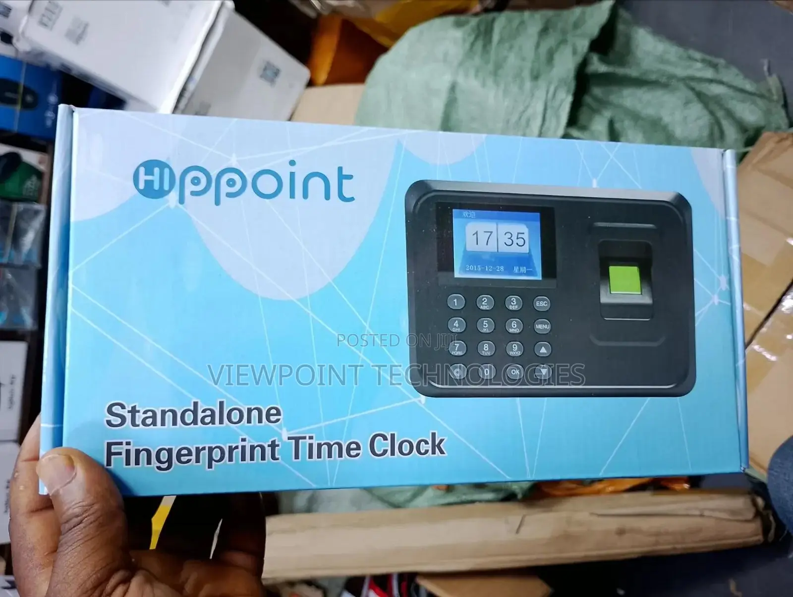 Hippoint Standalone Fingerprint Time Clock