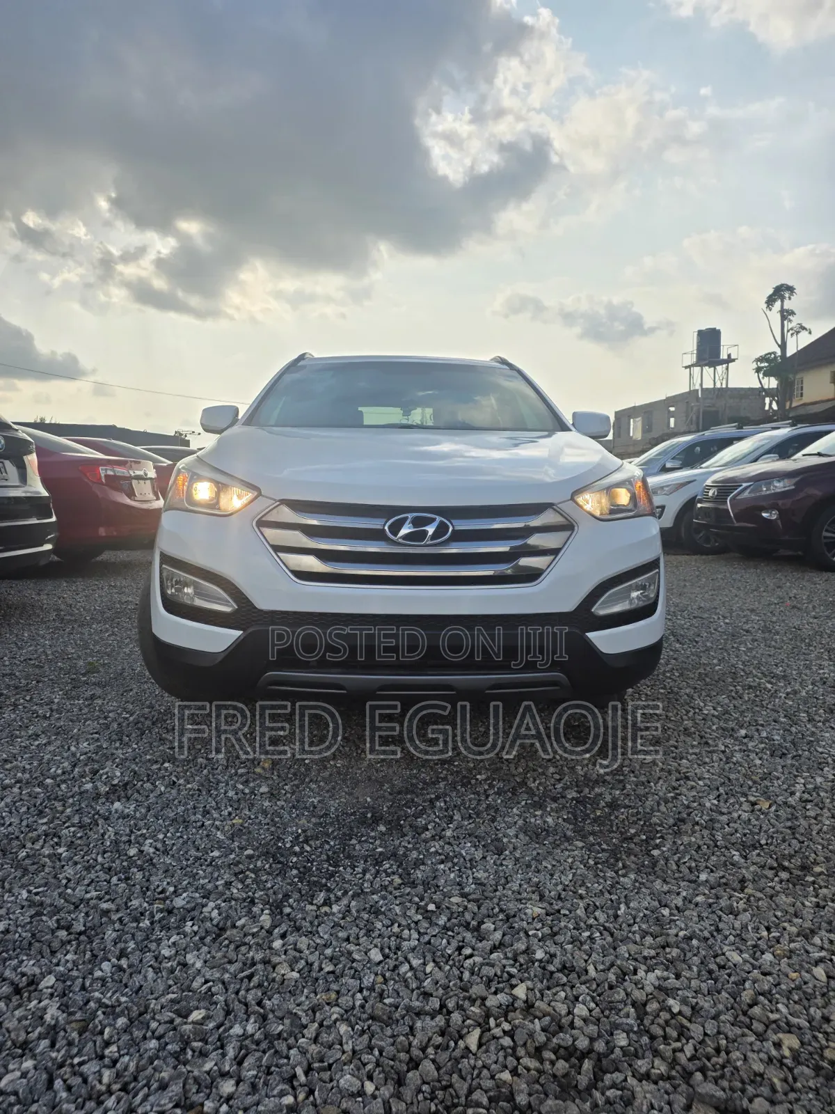 Hyundai Santa Fe 2016 White
