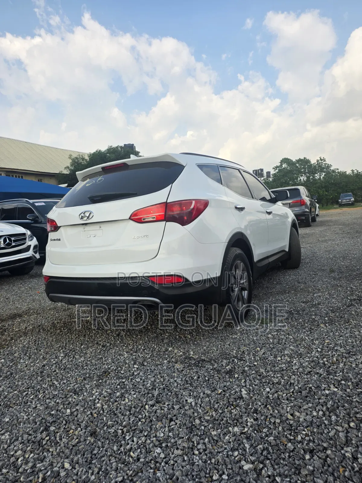 Hyundai Santa Fe 2016 White