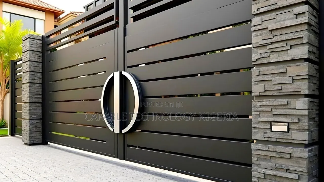 Iron Wooden Steel Gate Design