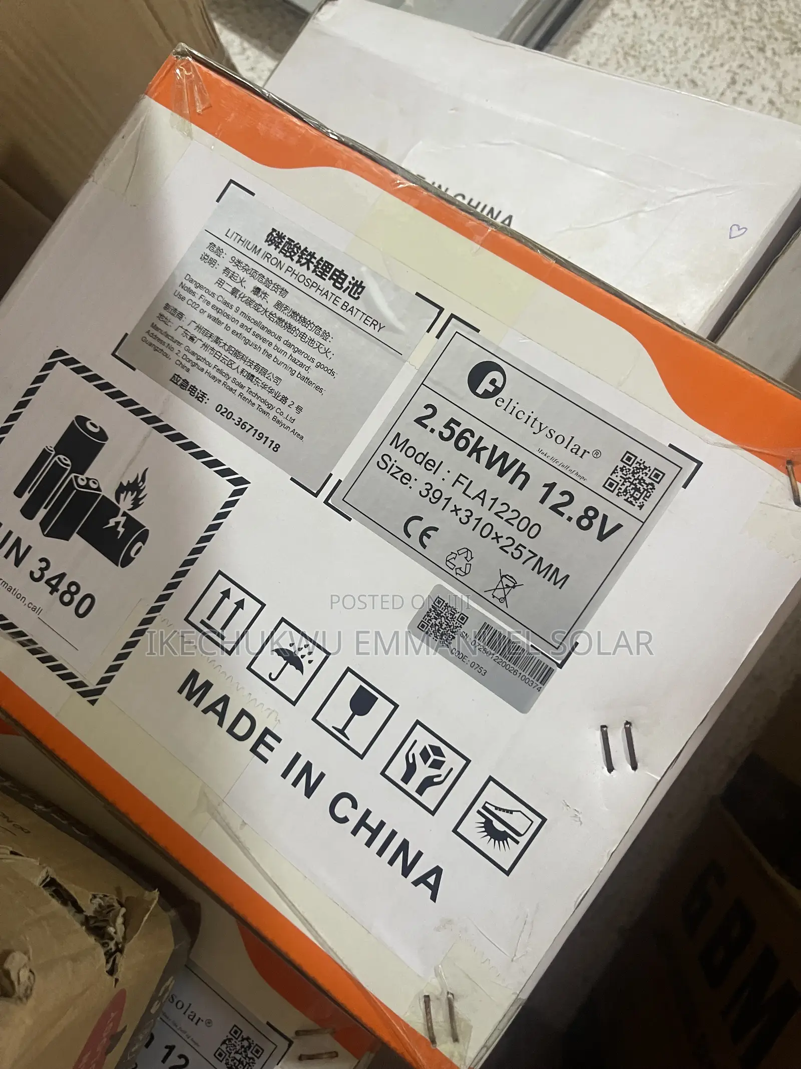 2.56kwh Lithium Ion Battery Felicity Much Available