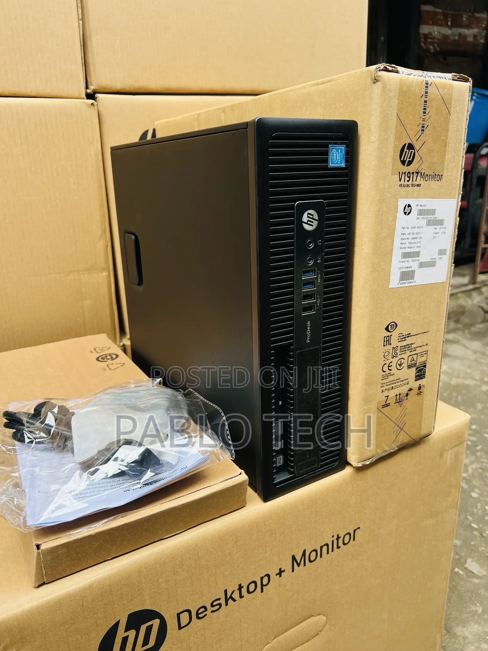 New Desktop Computer HP ProDesk 600 G1 8GB Intel Pentium SSD 512GB