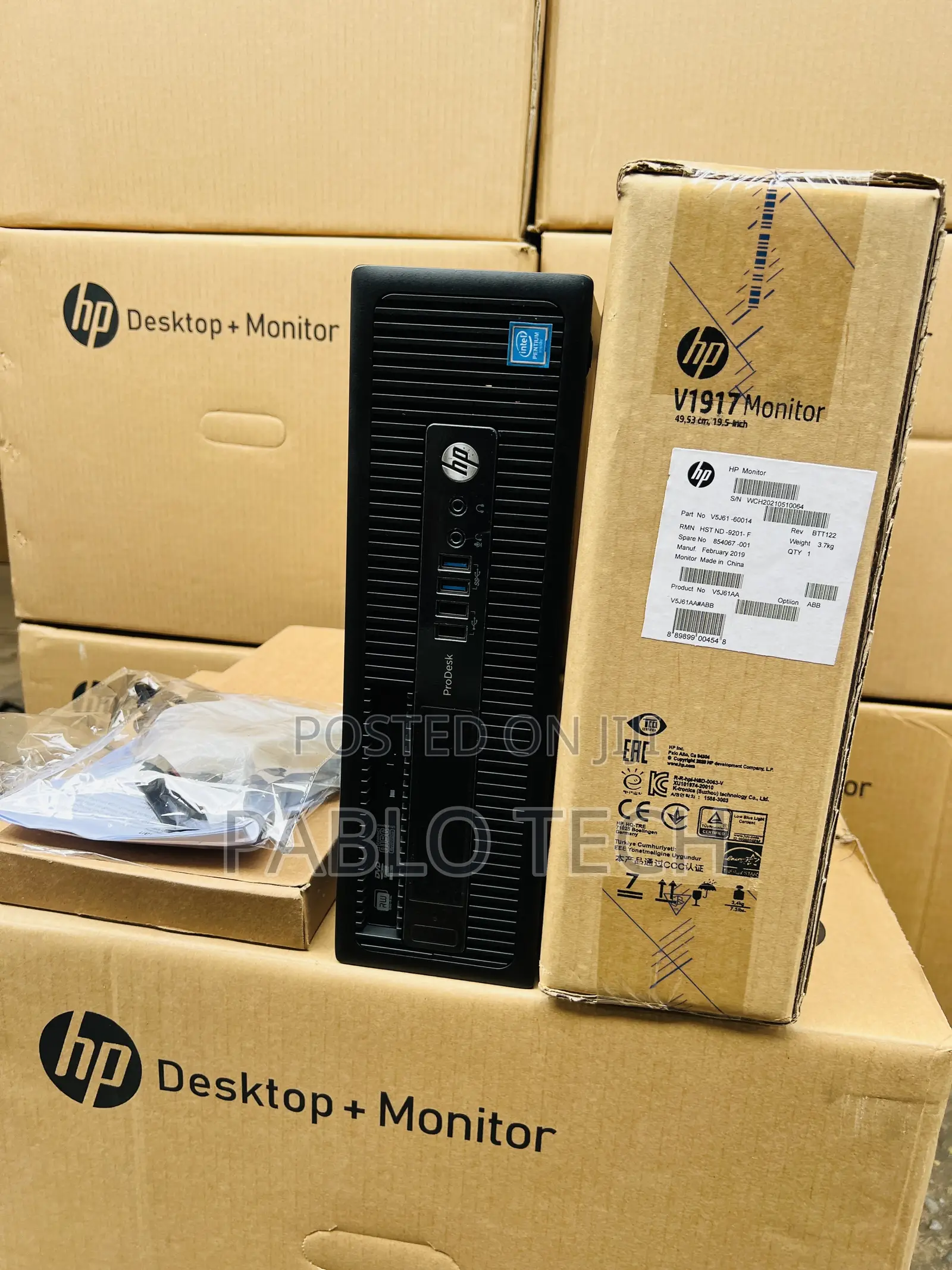 New Desktop Computer HP ProDesk 600 G1 8GB Intel Pentium SSD 512GB