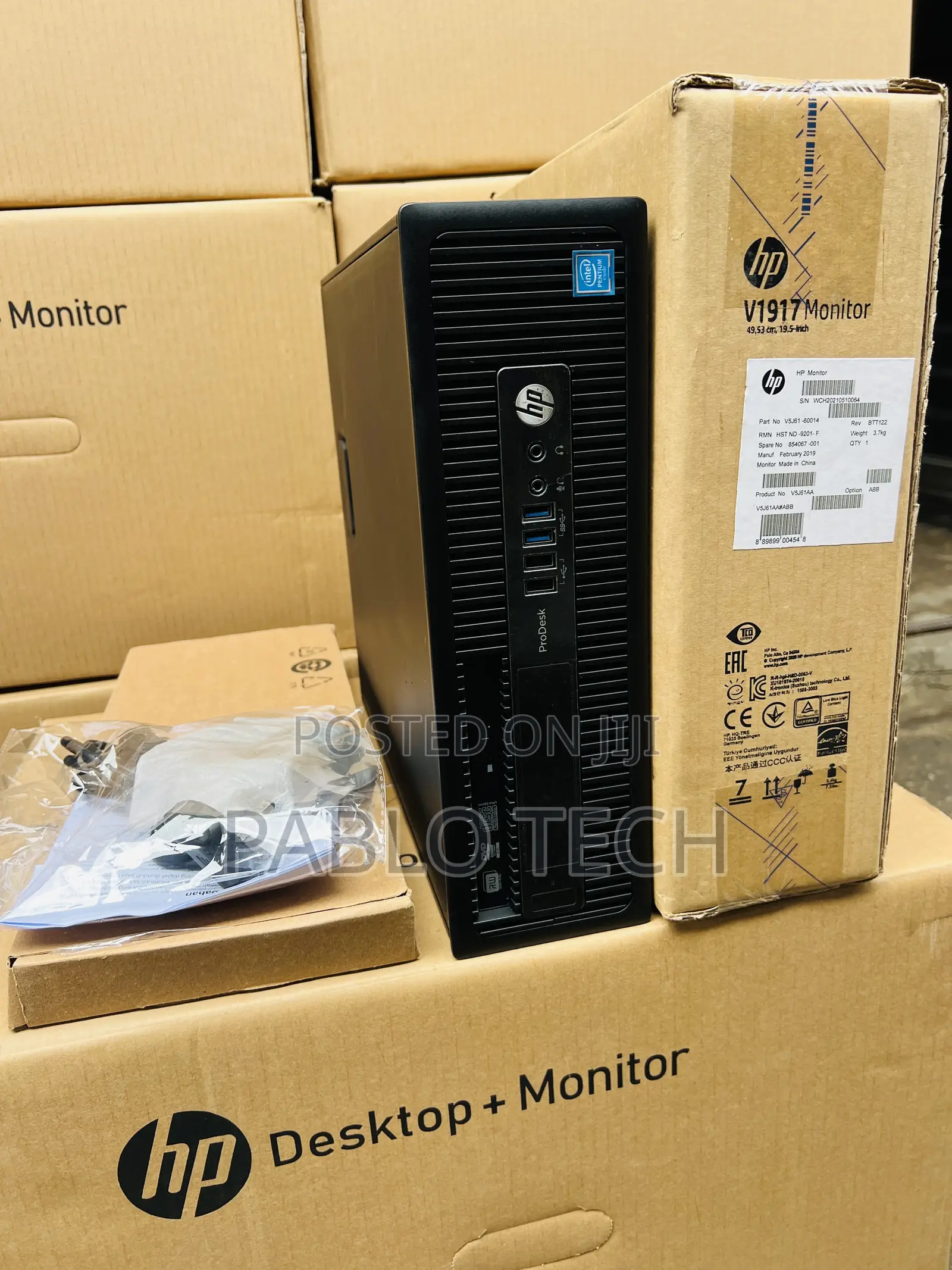 New Desktop Computer HP ProDesk 600 G1 8GB Intel Pentium SSD 512GB