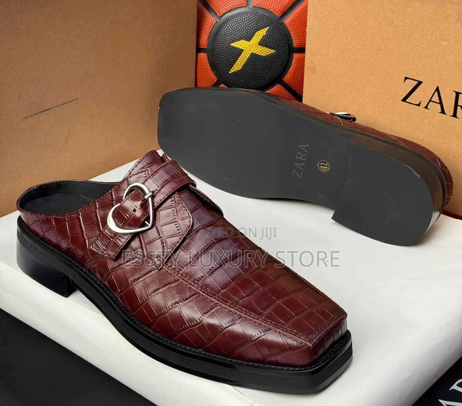 Zara Quality Luxury Genuine Leather Men Classic Half Shoe