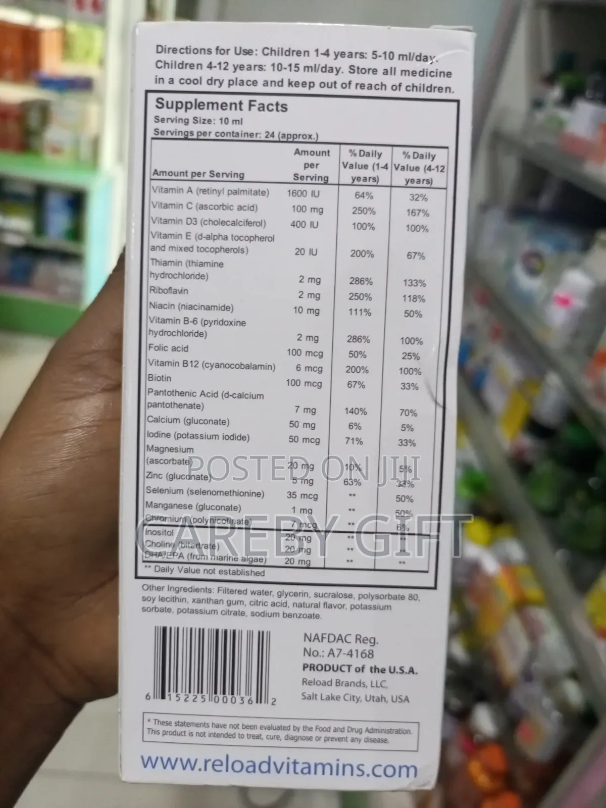 Reload 4 Kids Multivitamin Syrup