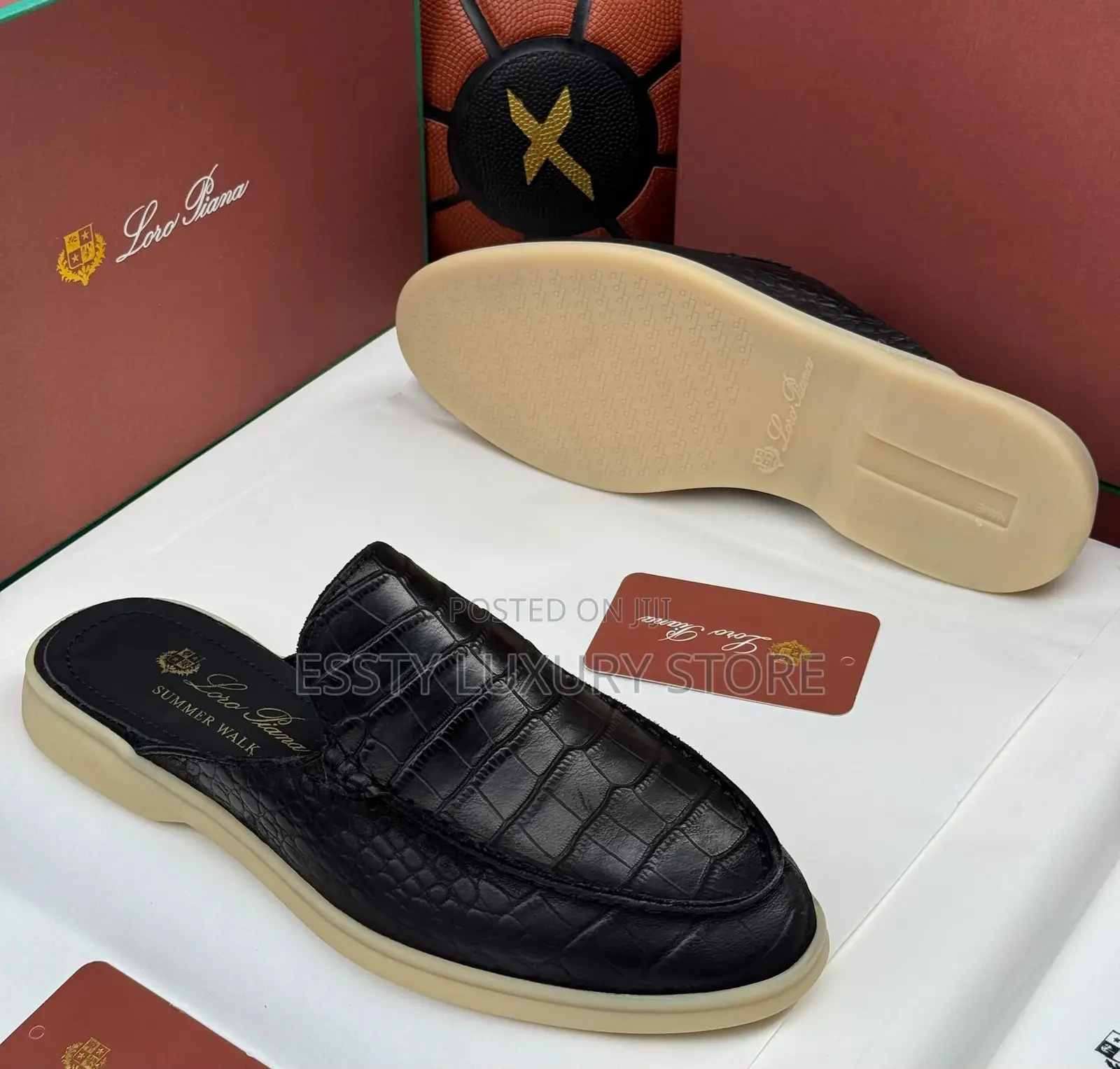 Loro Piana Quality Luxury Alligator Nubuck Leather
