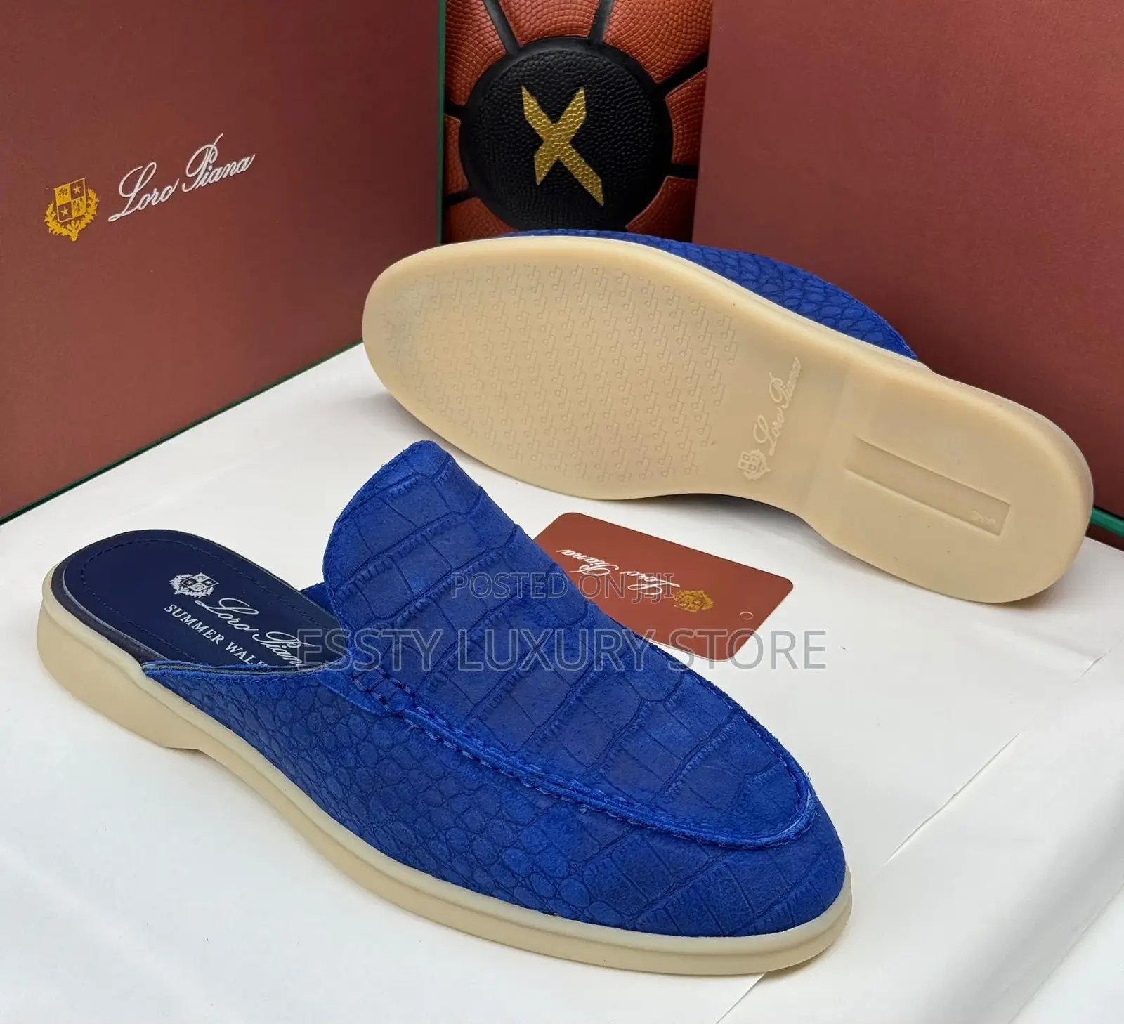 Loro Piana Quality Luxury Alligator Nubuck Leather