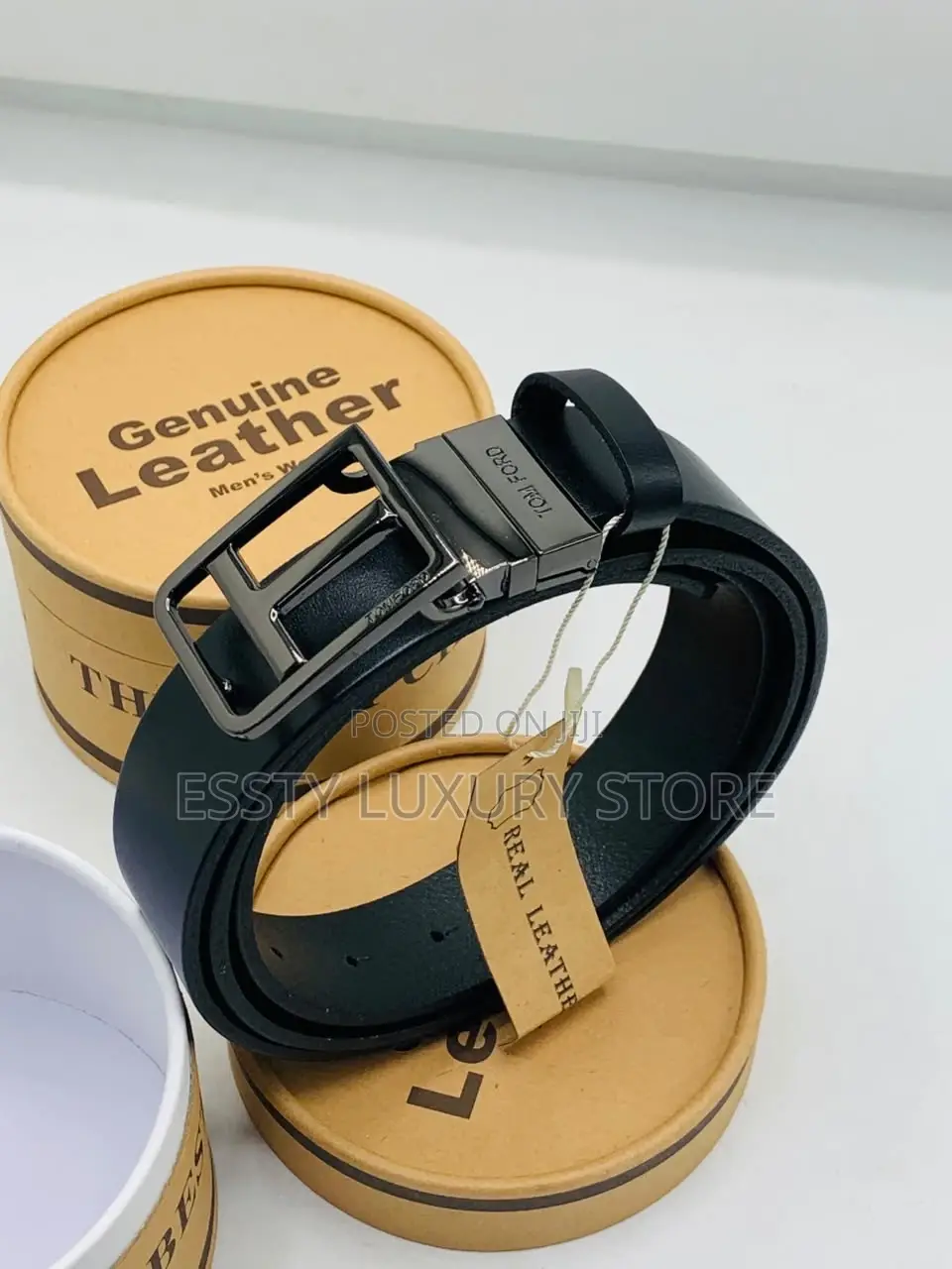 Tomford Pure Leather Black Waist Belt