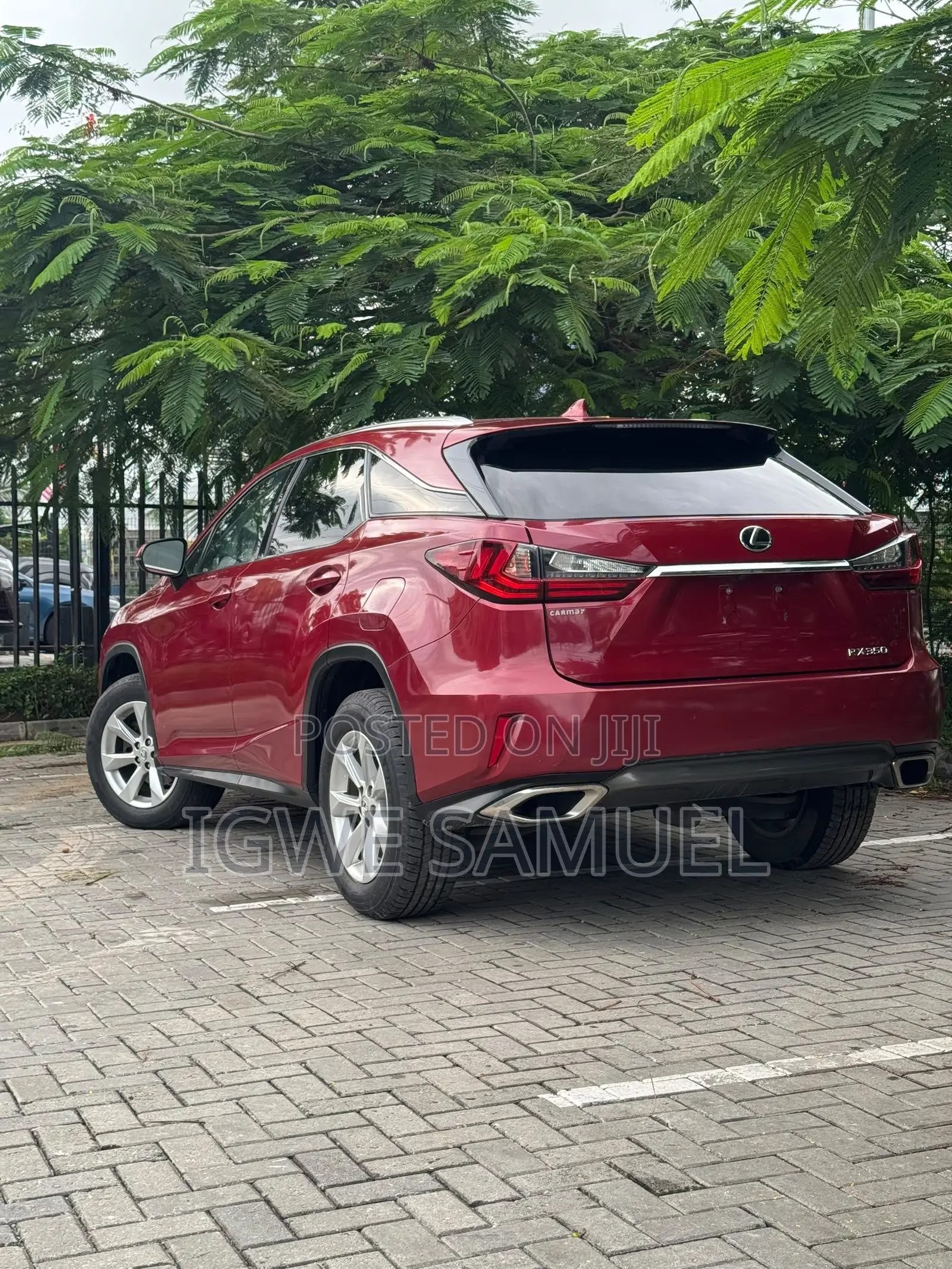 Lexus RX 350 AWD 2016 Red