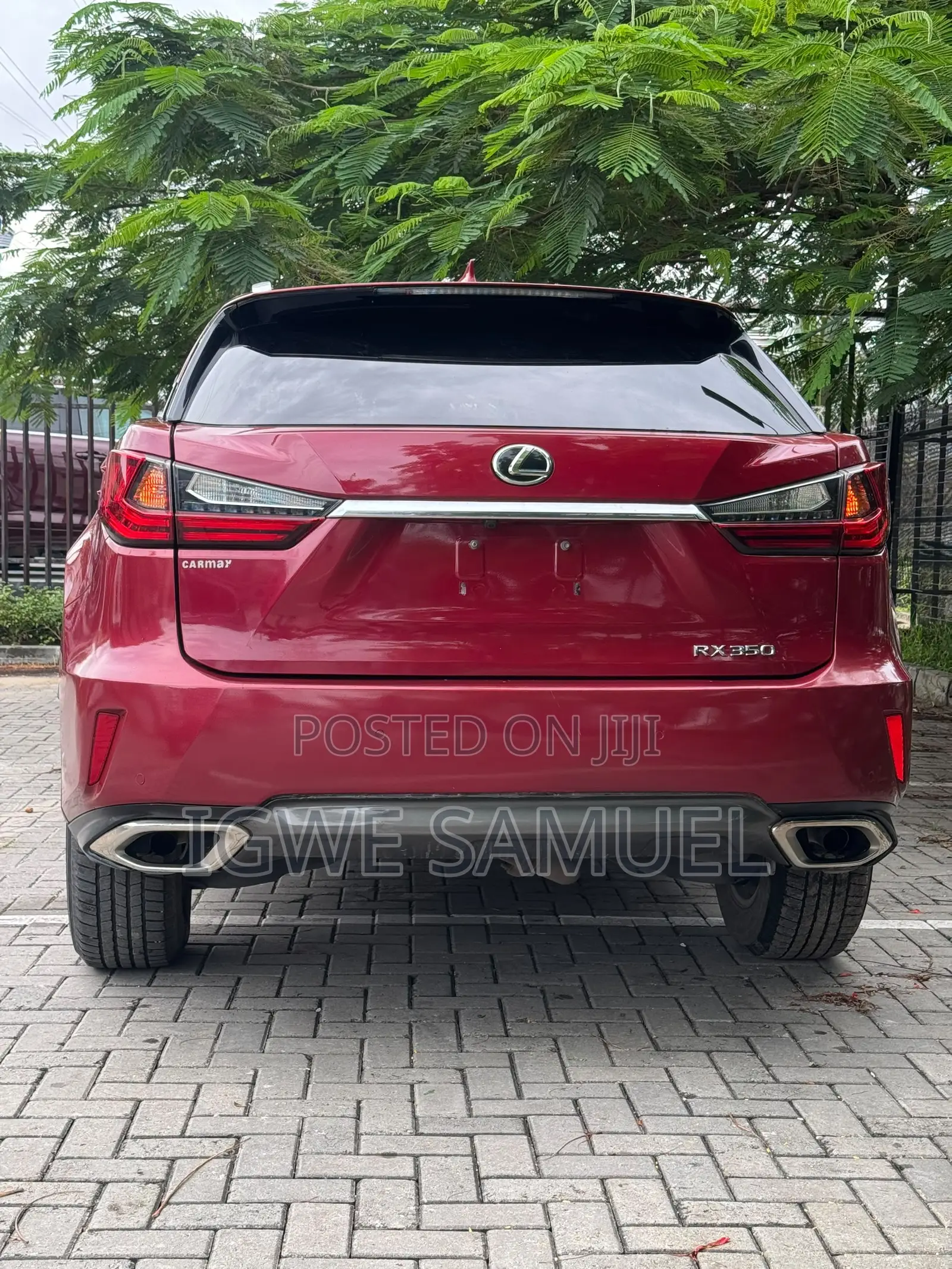 Lexus RX 350 AWD 2016 Red