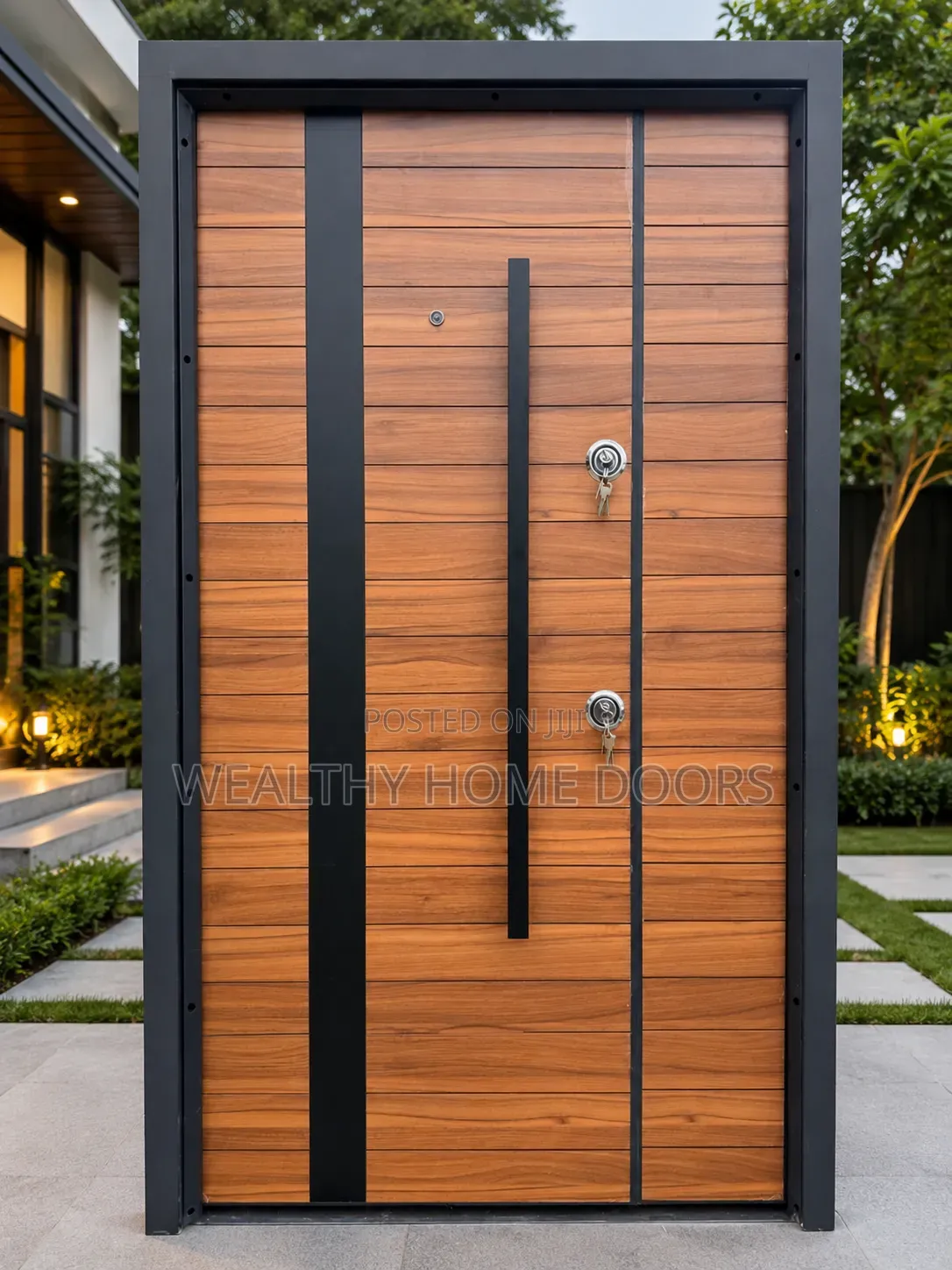 Durable Weather Resistant Finish Turkey Door 4ft
