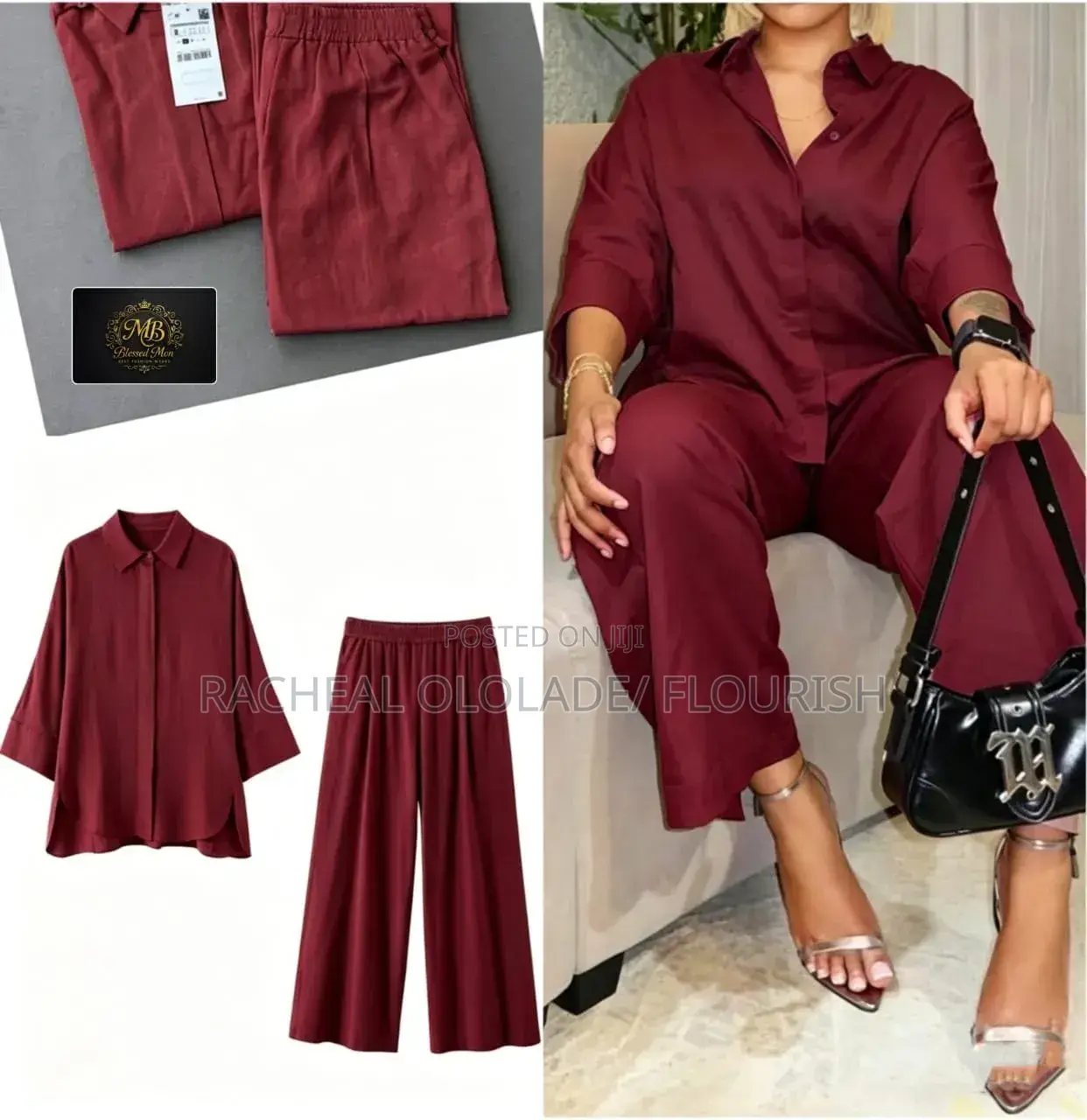 Elegant 2 Pieces Women Trouzer Wear