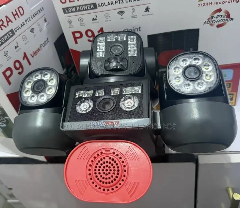4-Lens Ai Solar Security Camera With Built-in 4g Esim