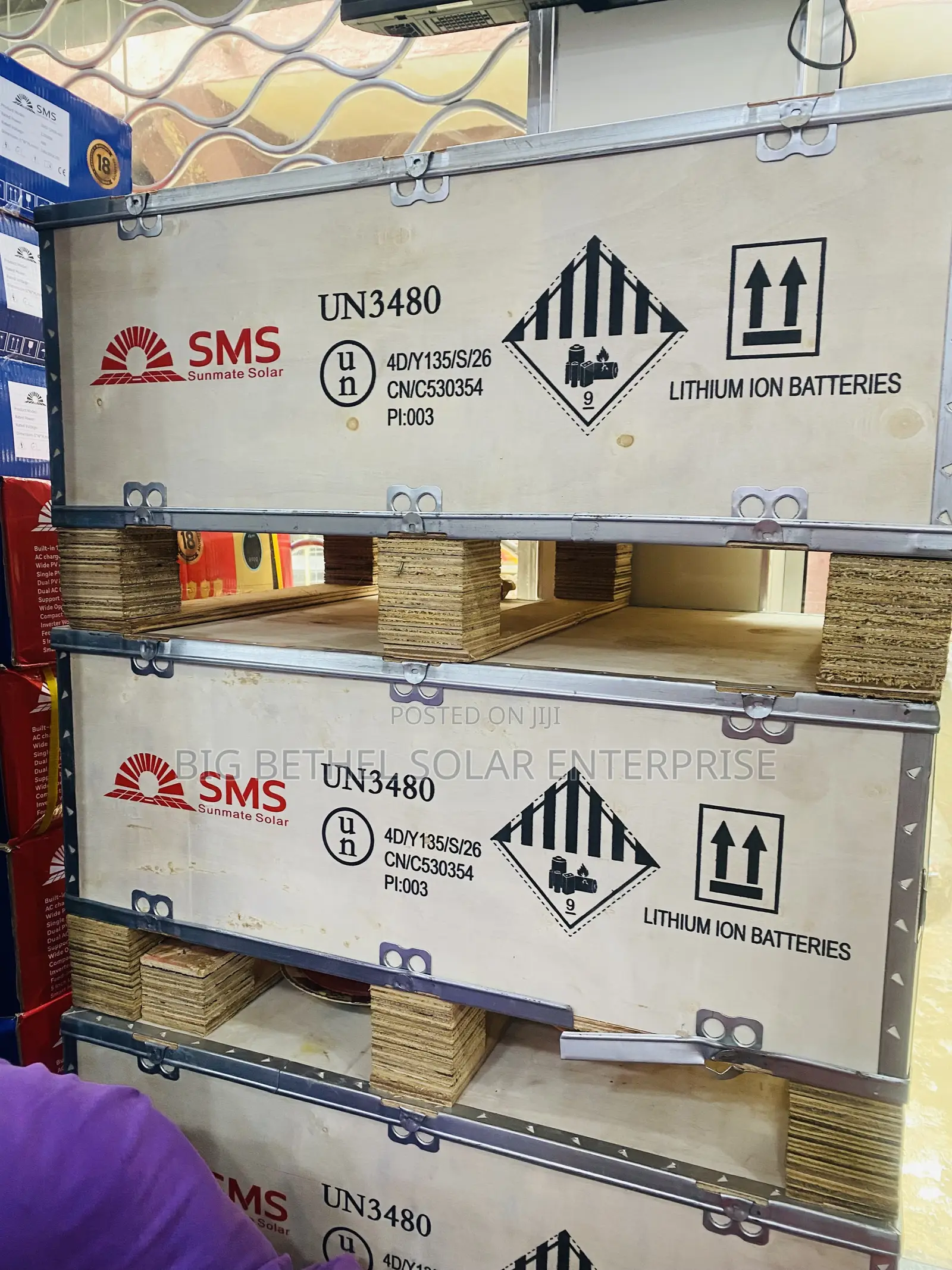 10kwh 51.2v 200ah SMS Solar Lithium Iron Battery