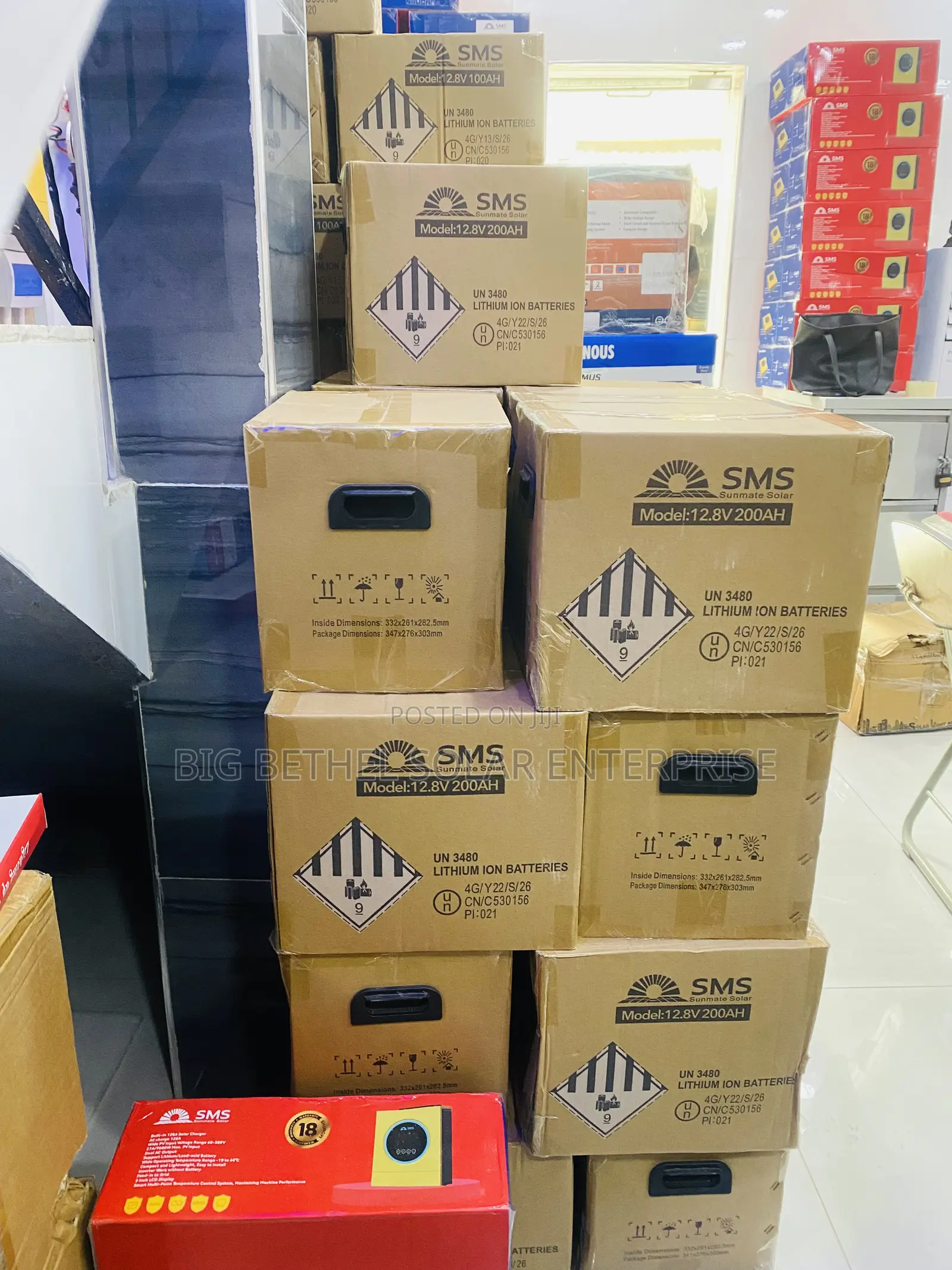 12.8v 200ah SMS Lithium Iorn Battery