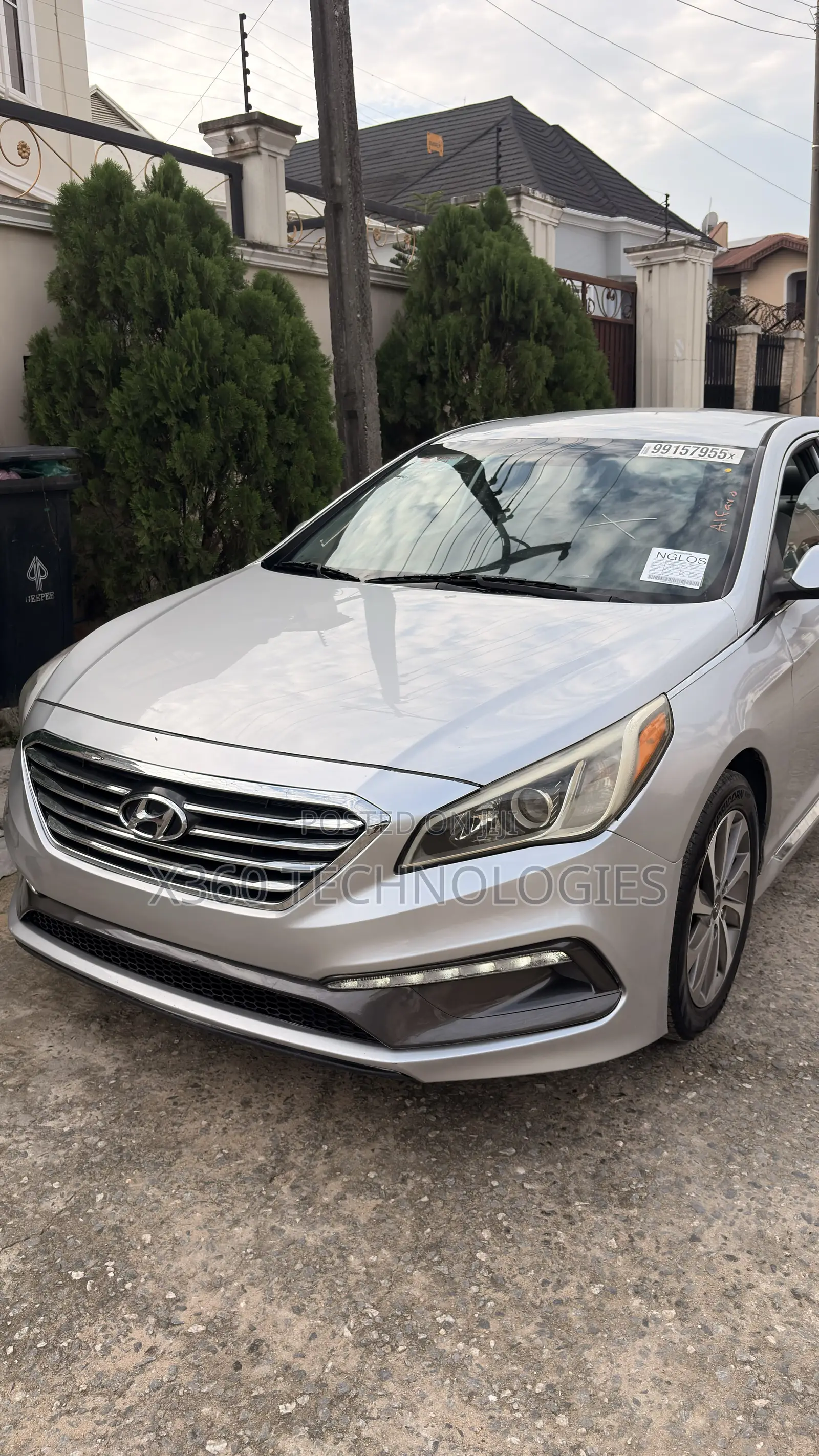 Hyundai Sonata Sport 2.0T 4dr Sedan (2.0L 4cyl Turbo 6A) 2015 Silver