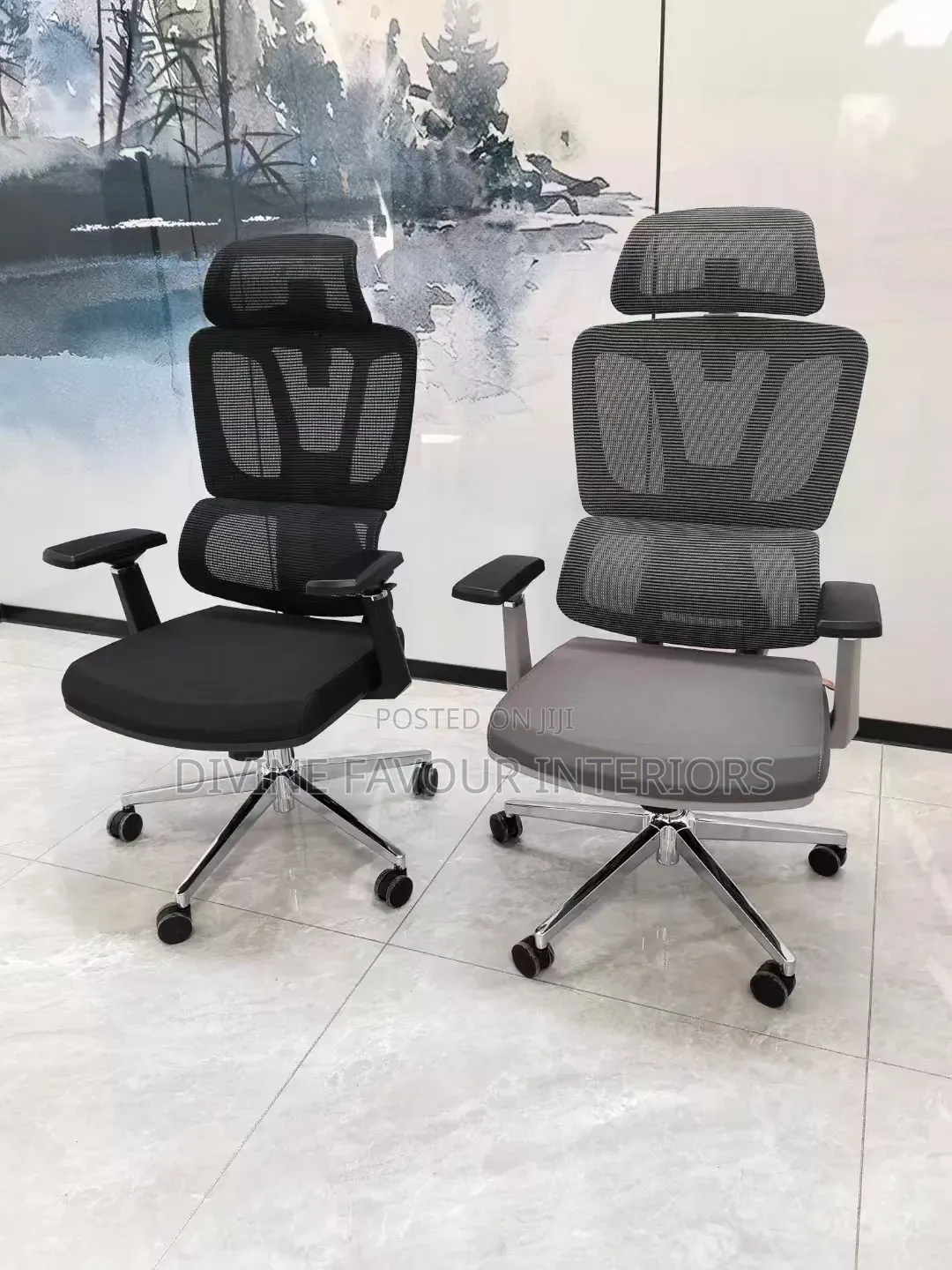 Executive Ergonomic Chair Mesh - Black