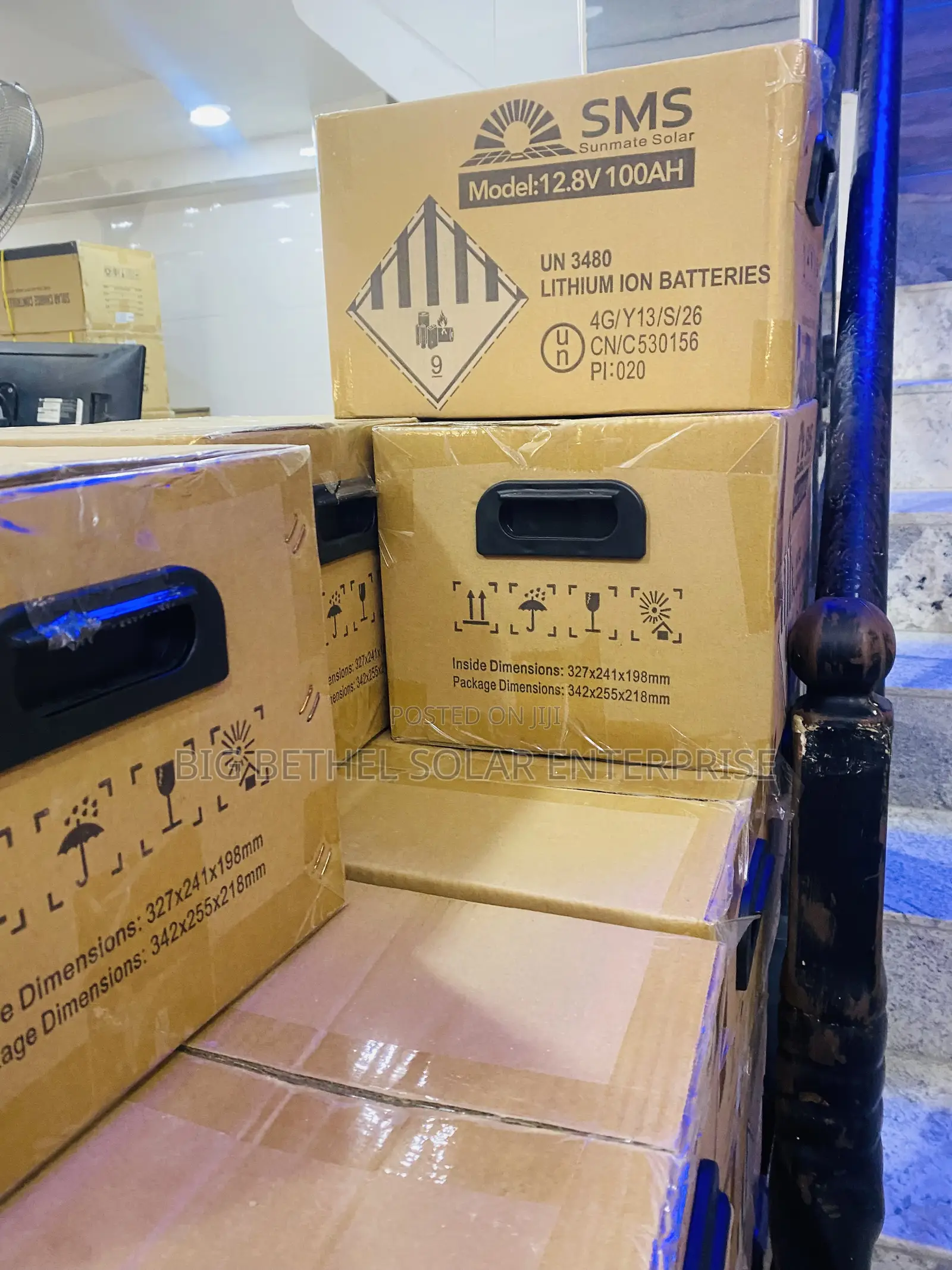 12.8v 100ah 1.2kwh SMS Lithium Iorn Battery