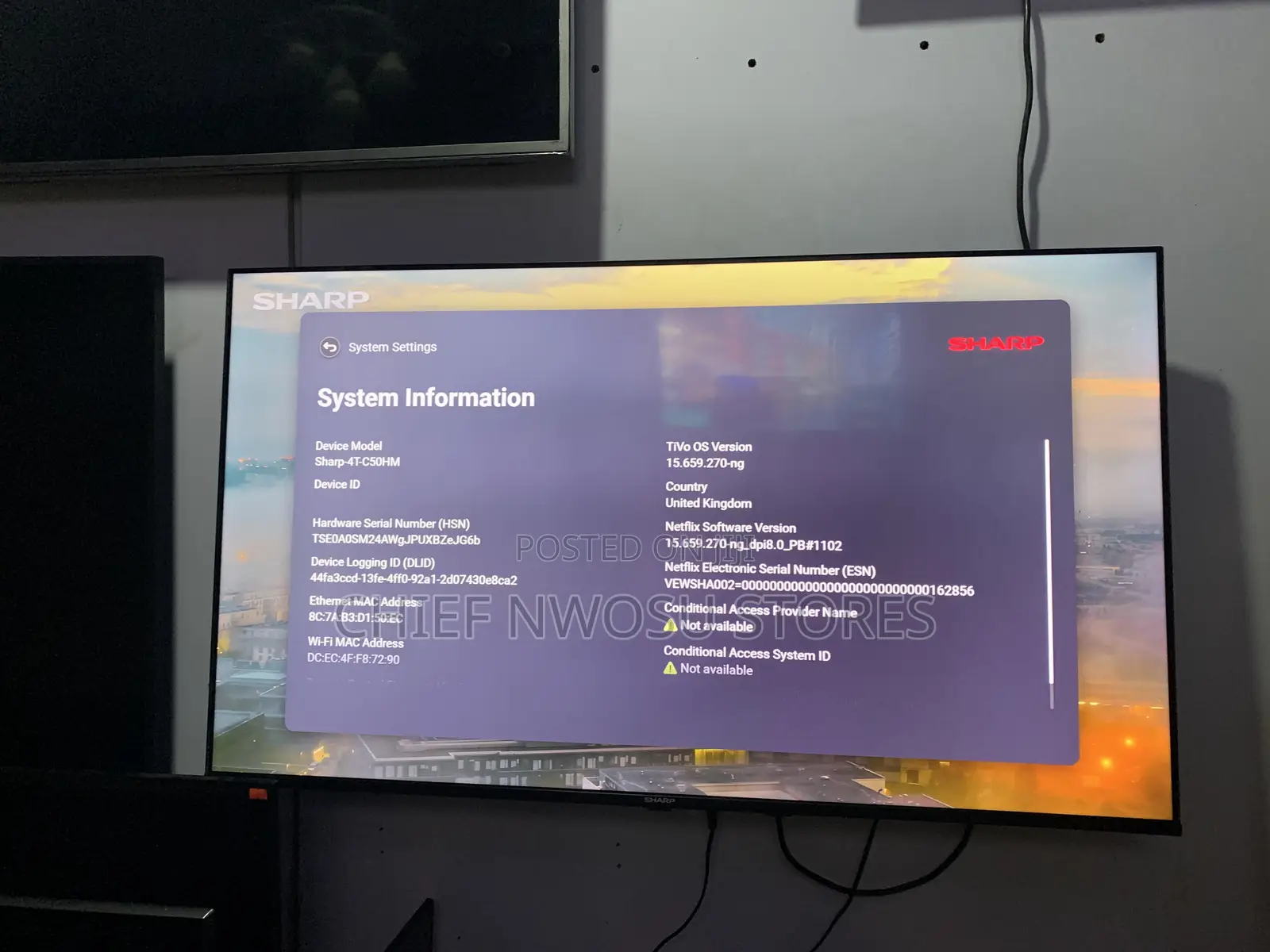 Sharp 4t-C50hm – 50” Smart Tv