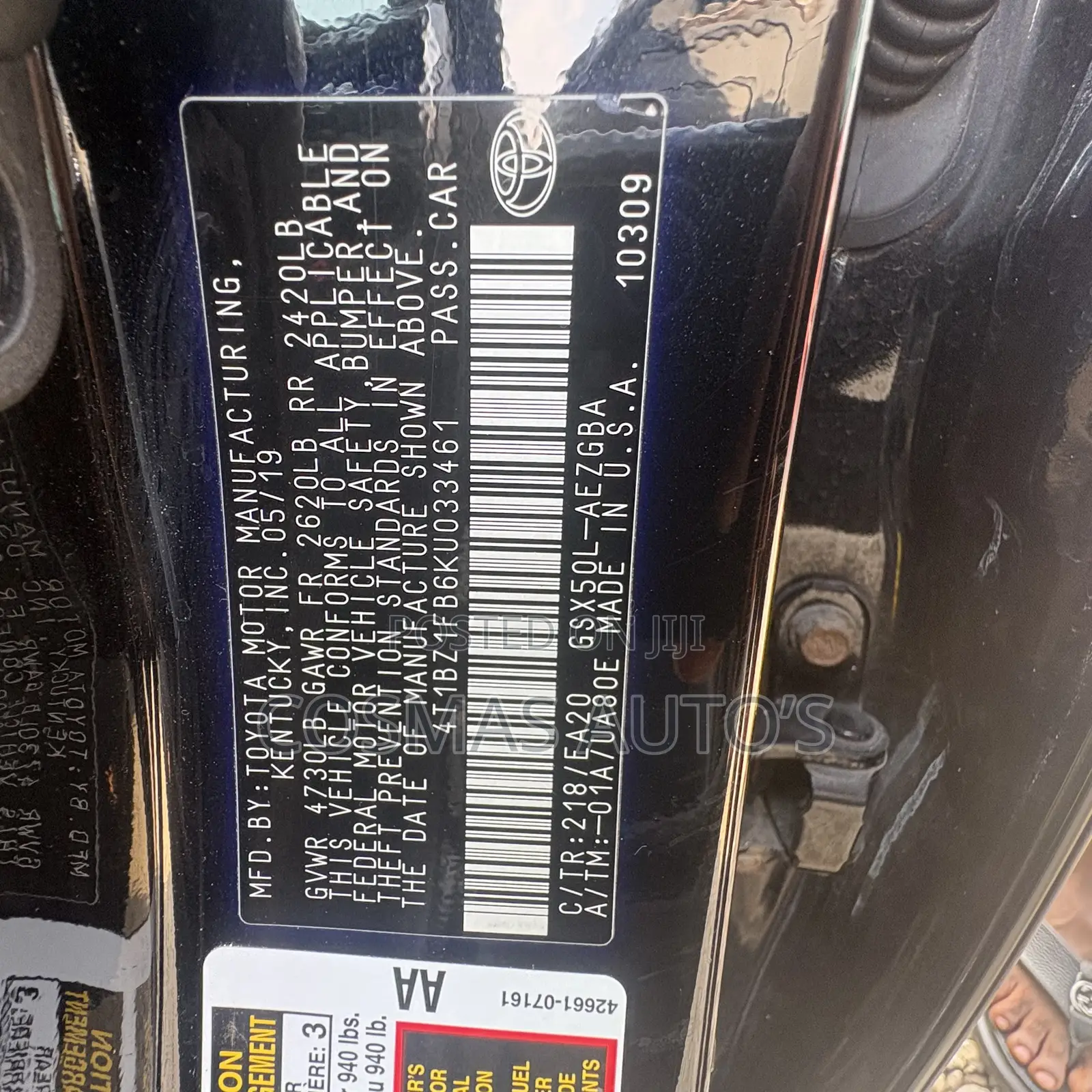 Toyota Avalon XLE 2020 Black