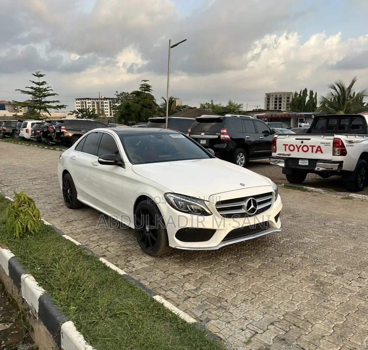 Mercedes-Benz C400 4Matic AWD Sedan (3.0L V6 7A) 2015 White