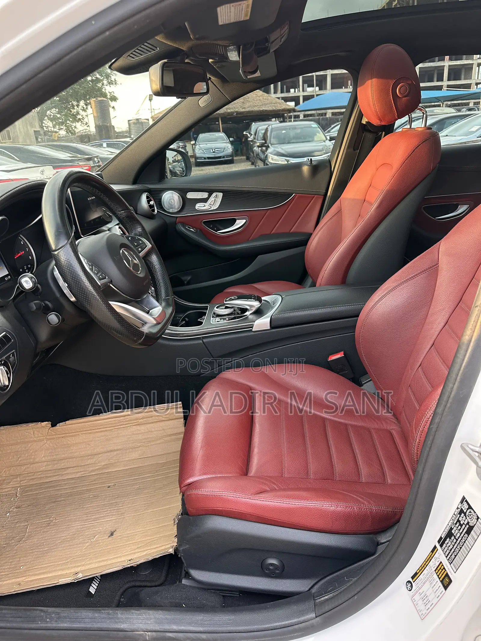 Mercedes-Benz C400 4Matic AWD Sedan (3.0L V6 7A) 2015 White