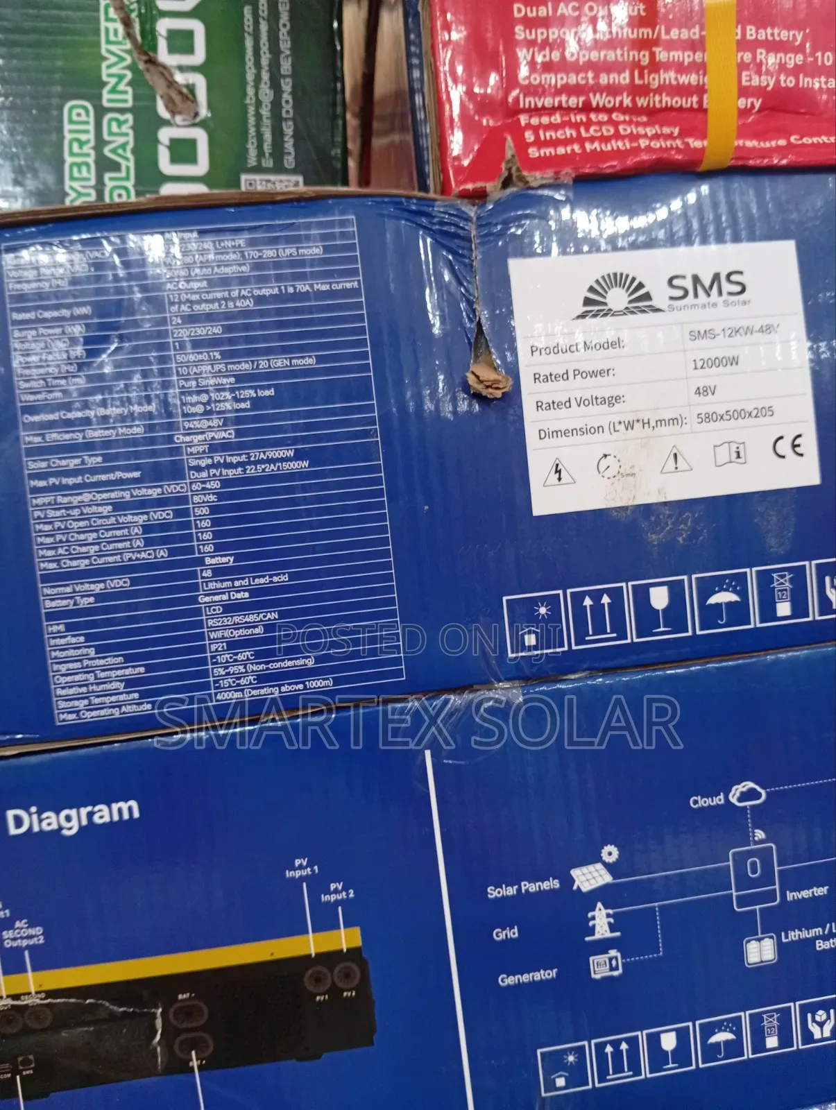 12kva SMS Hybrid Inverter