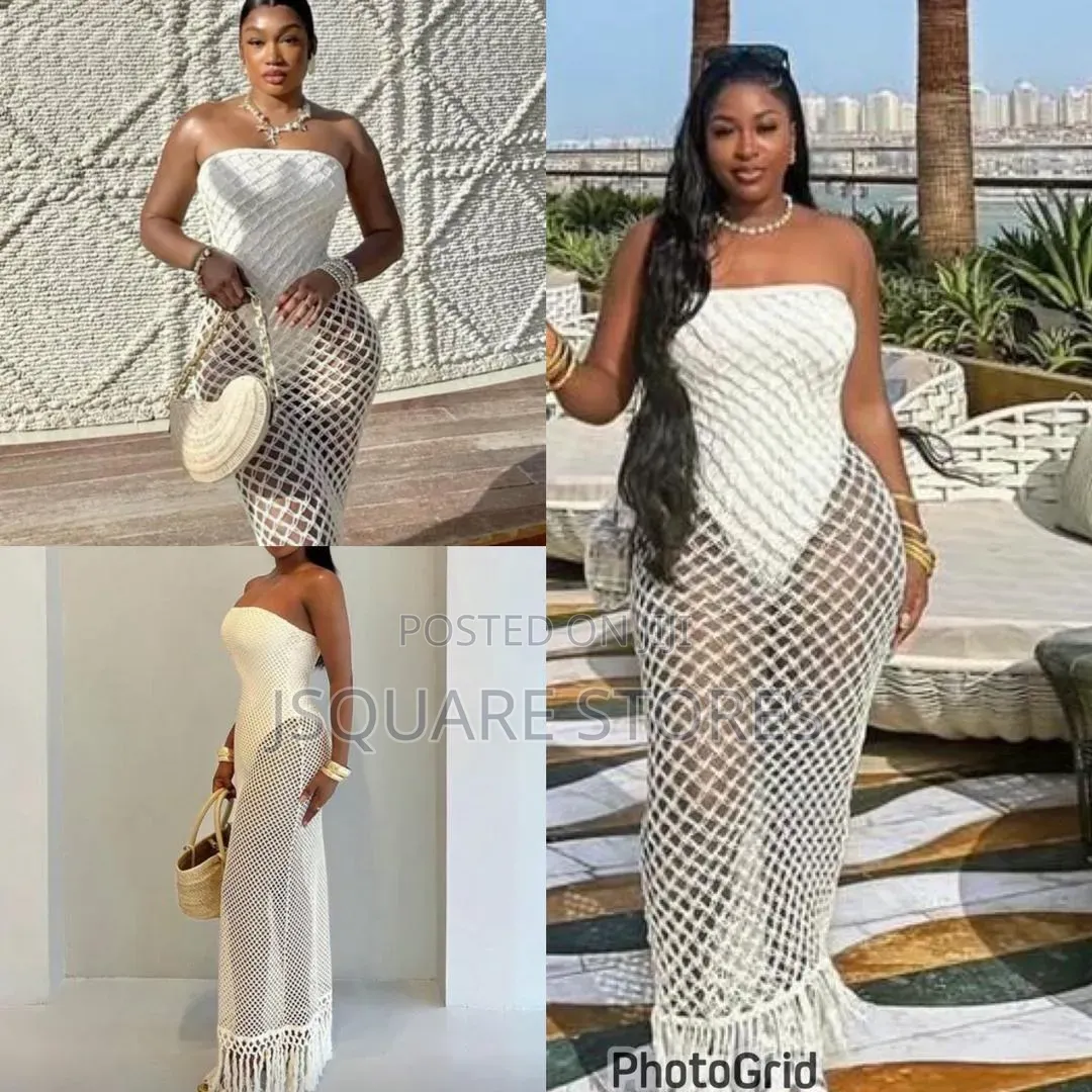 Luxury Tube Beach Wear. Available in Black and Nude Only. Sizes S M L