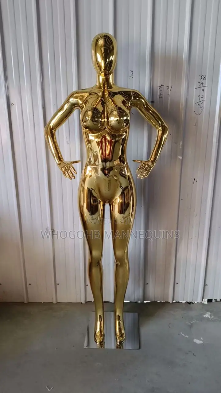 Gold Chrome Female Mannequin Size 10