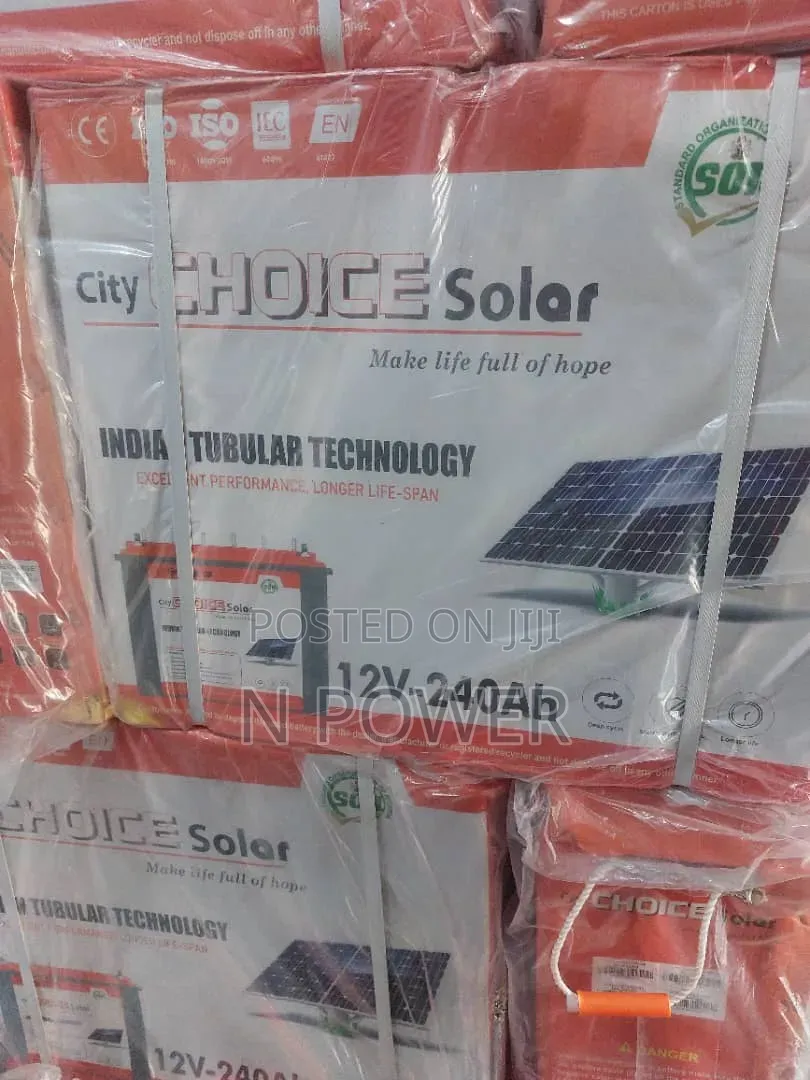 Suc Cam Solar 250ah Tubular Battery