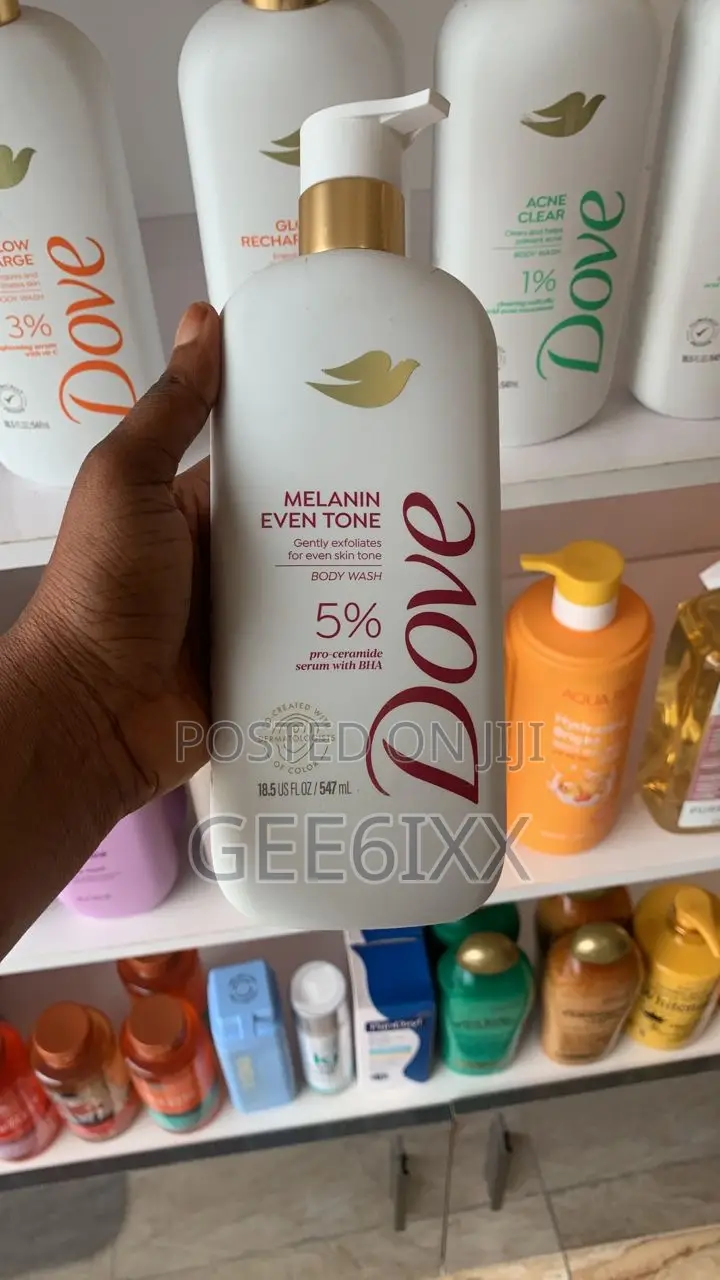 Dove Body Wash Set Melanin Even Tone Glow Recharge Acne Clear 547ml