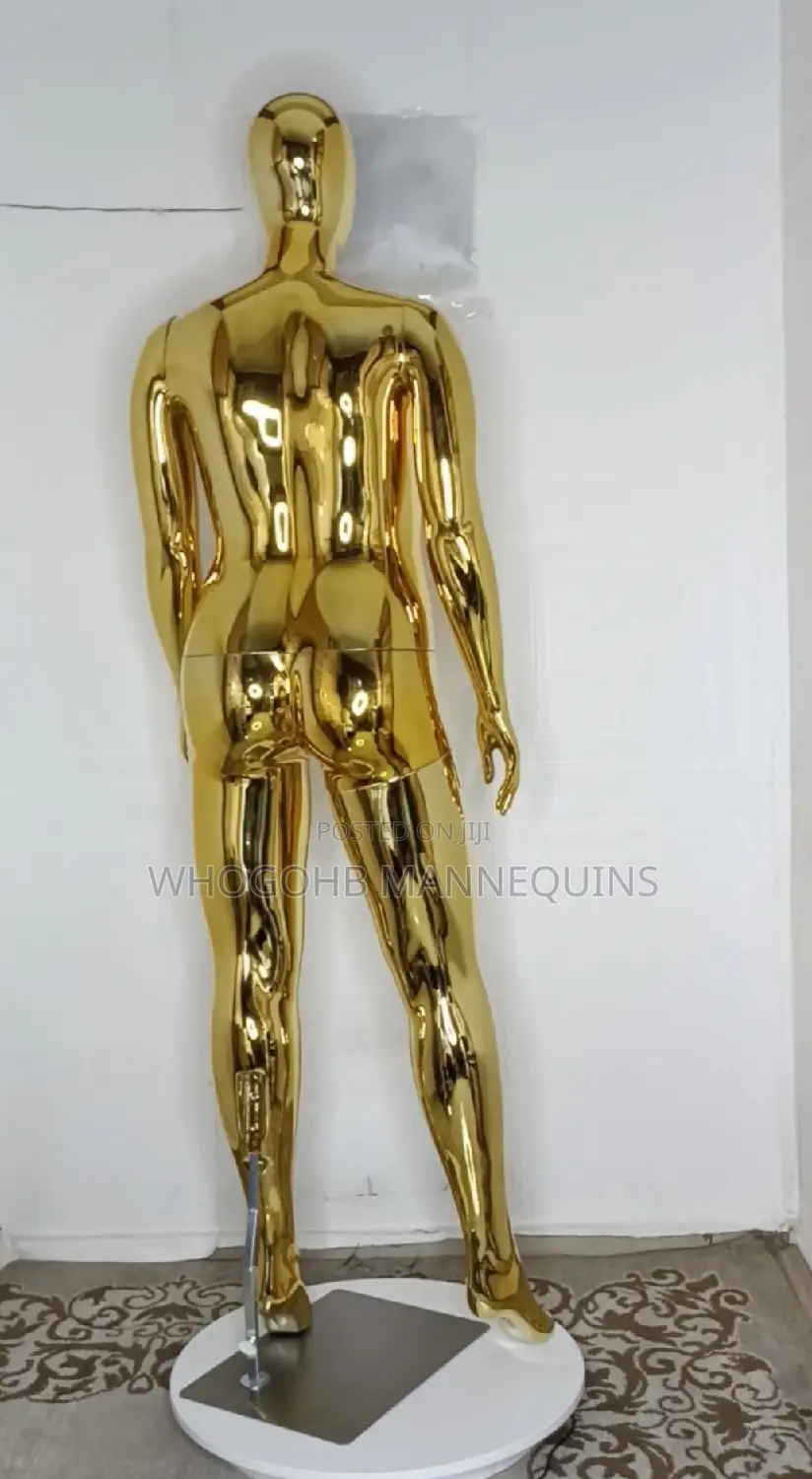Plus Size Gold Chrome Female Mannequin Size 14/16