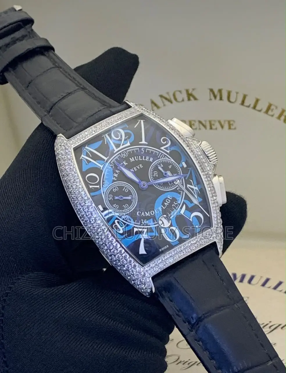 Franck Muller Quality Luxury Men Automatic Engine Wristwatch